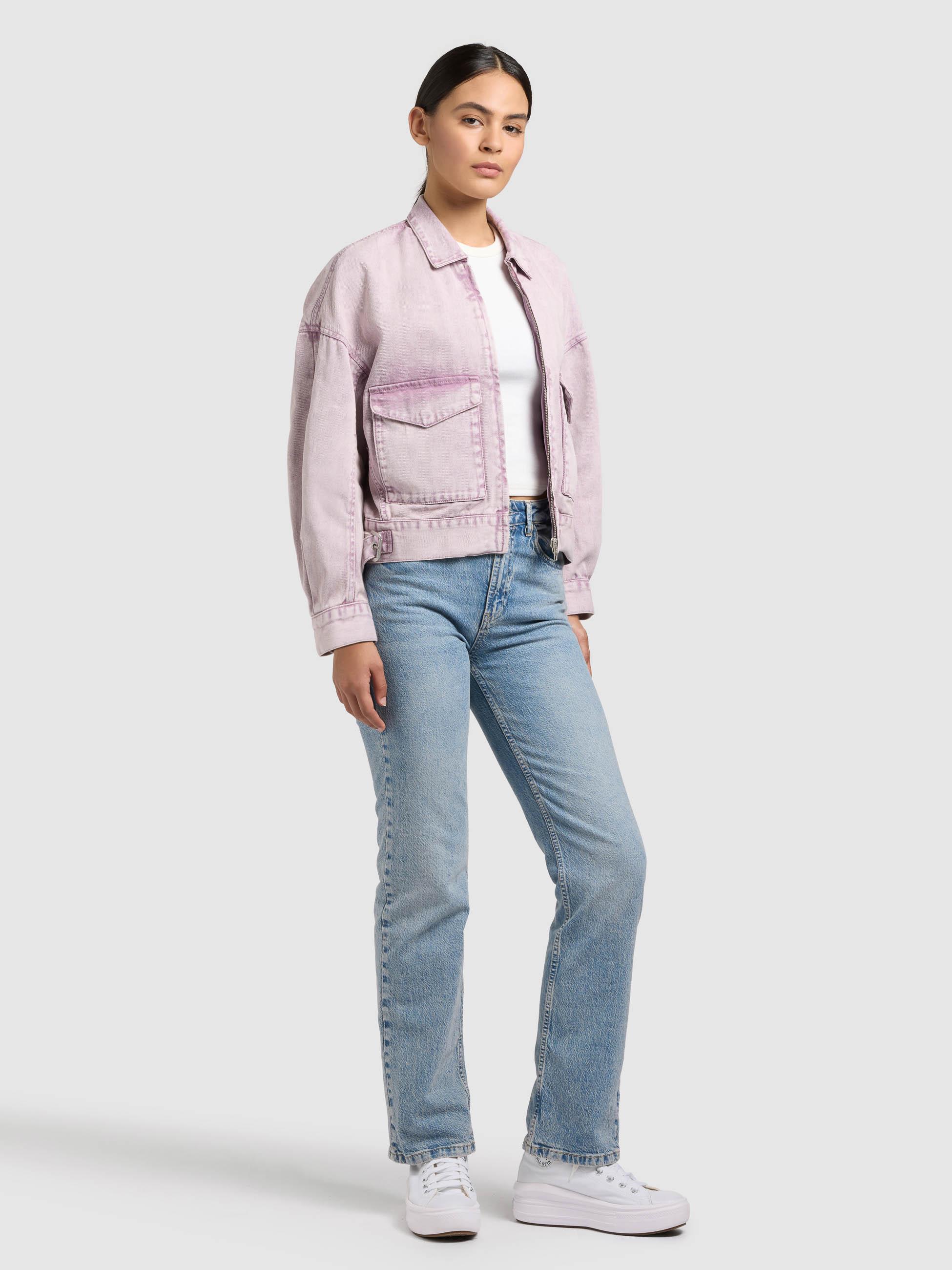 Oversize Jeansjacke "Nelina" Violet