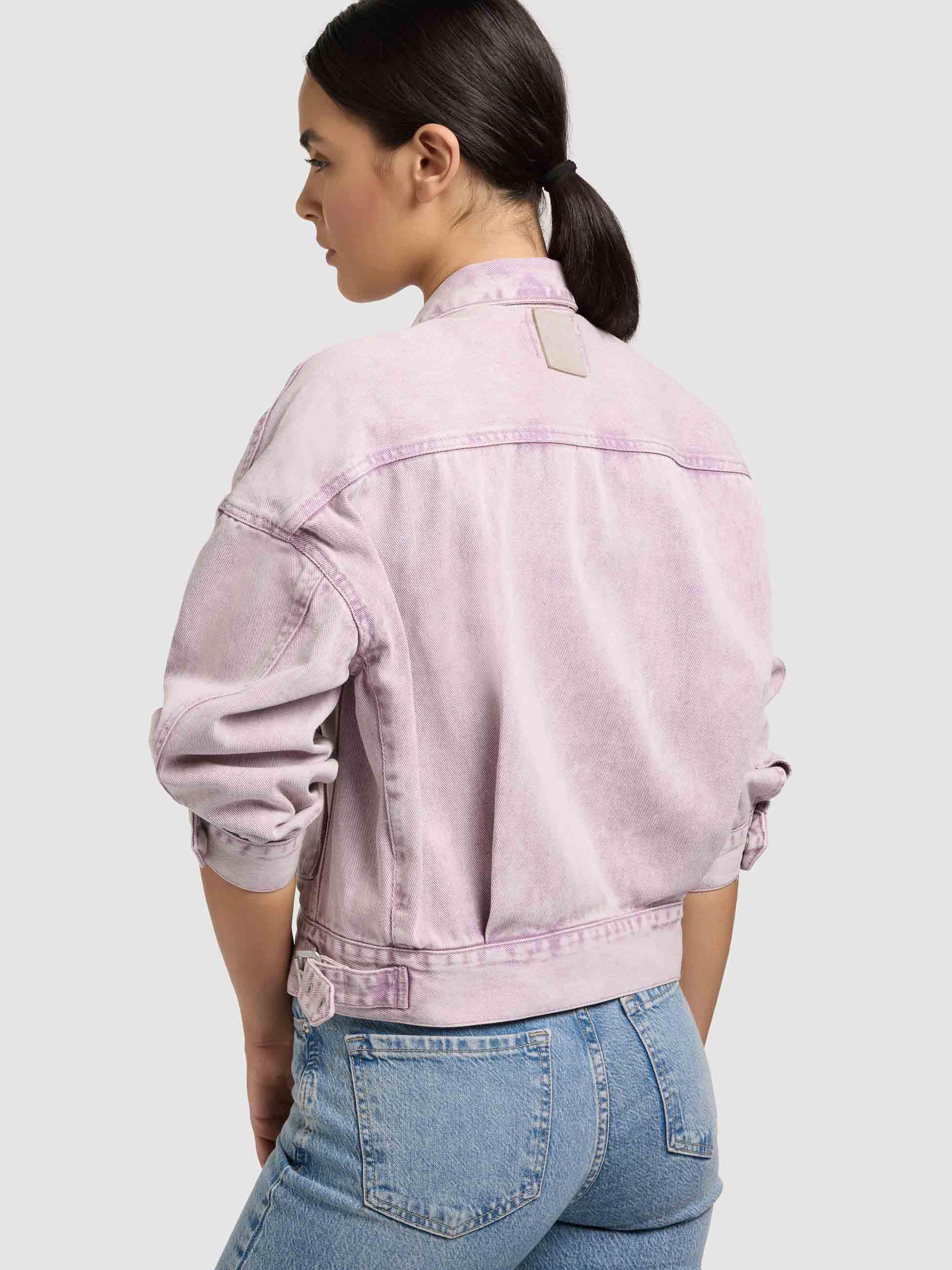 Oversize Jeansjacke "Nelina" Violet