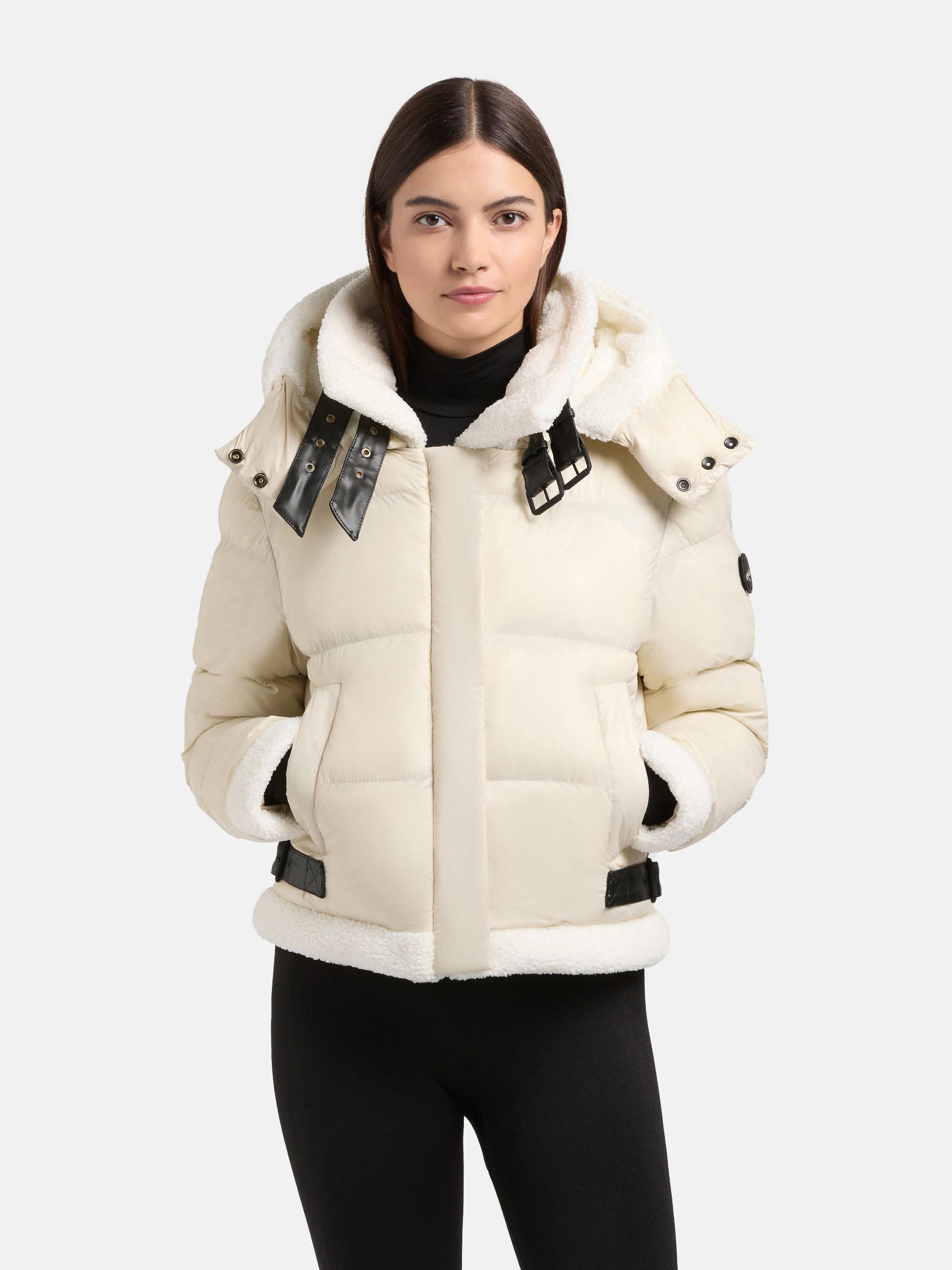 Winterjacke mit Kapuze "Nessie2" Cotton Cream