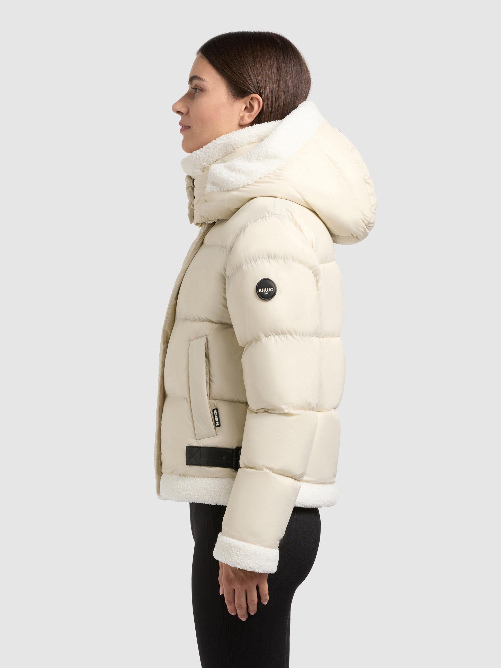 Winterjacke mit Kapuze "Nessie2" Cotton Cream