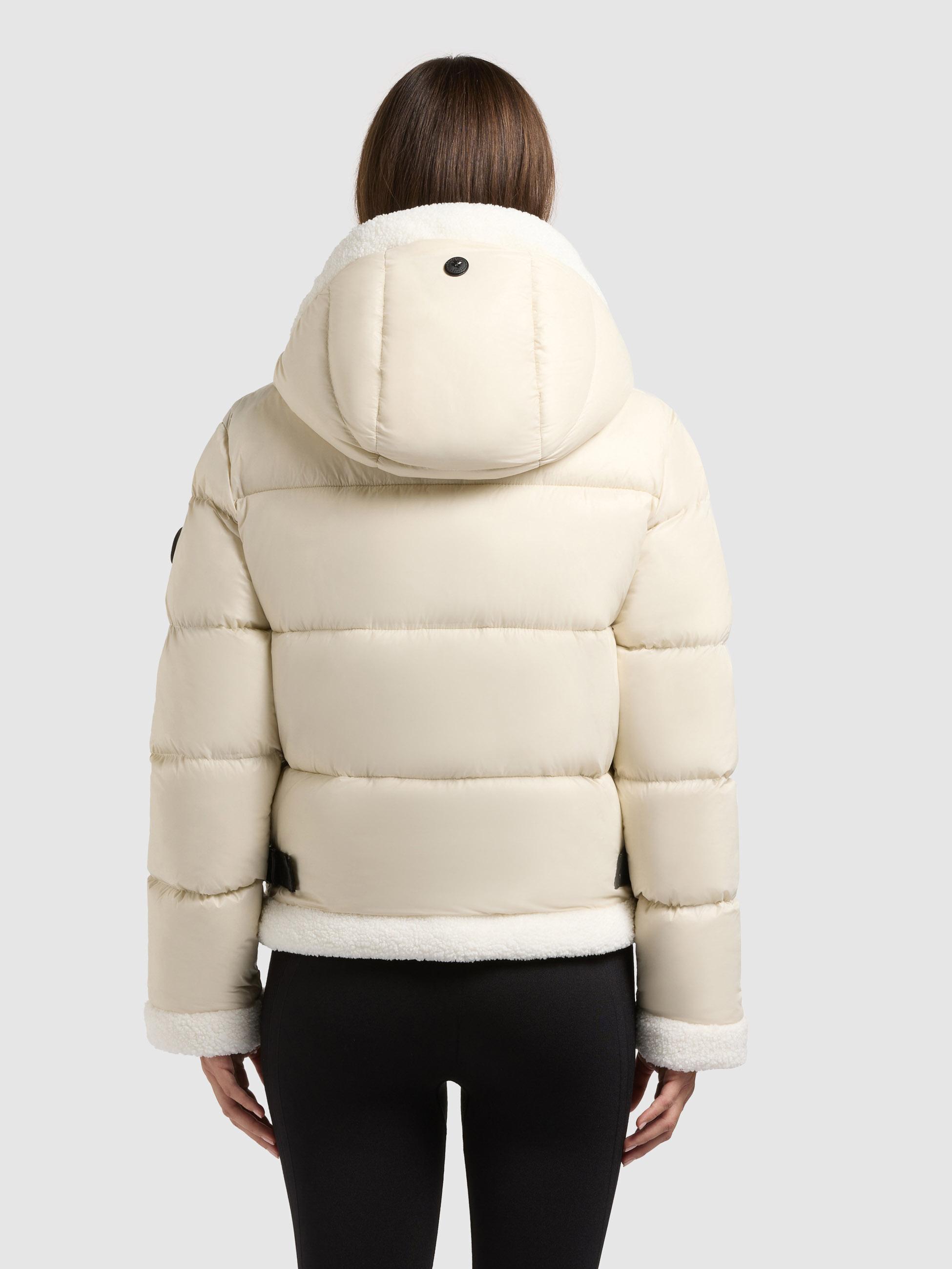 Winterjacke mit Kapuze "Nessie2" Cotton Cream