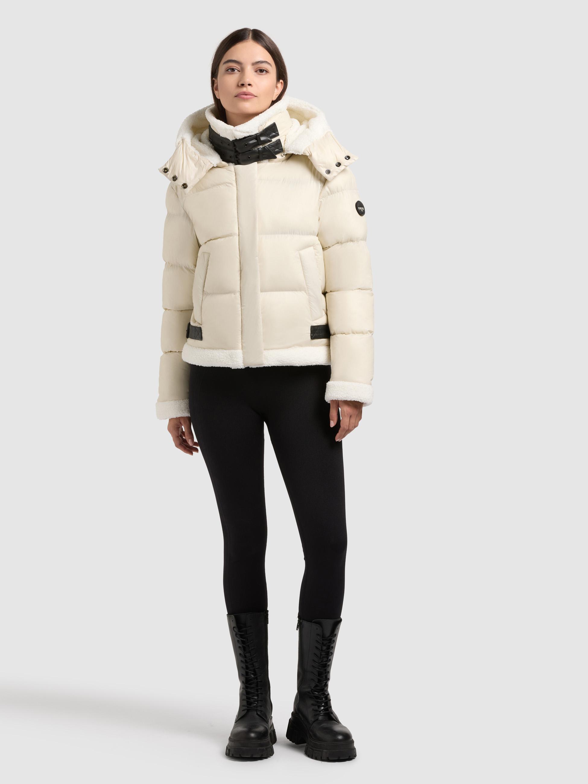 Winterjacke mit Kapuze "Nessie2" Cotton Cream