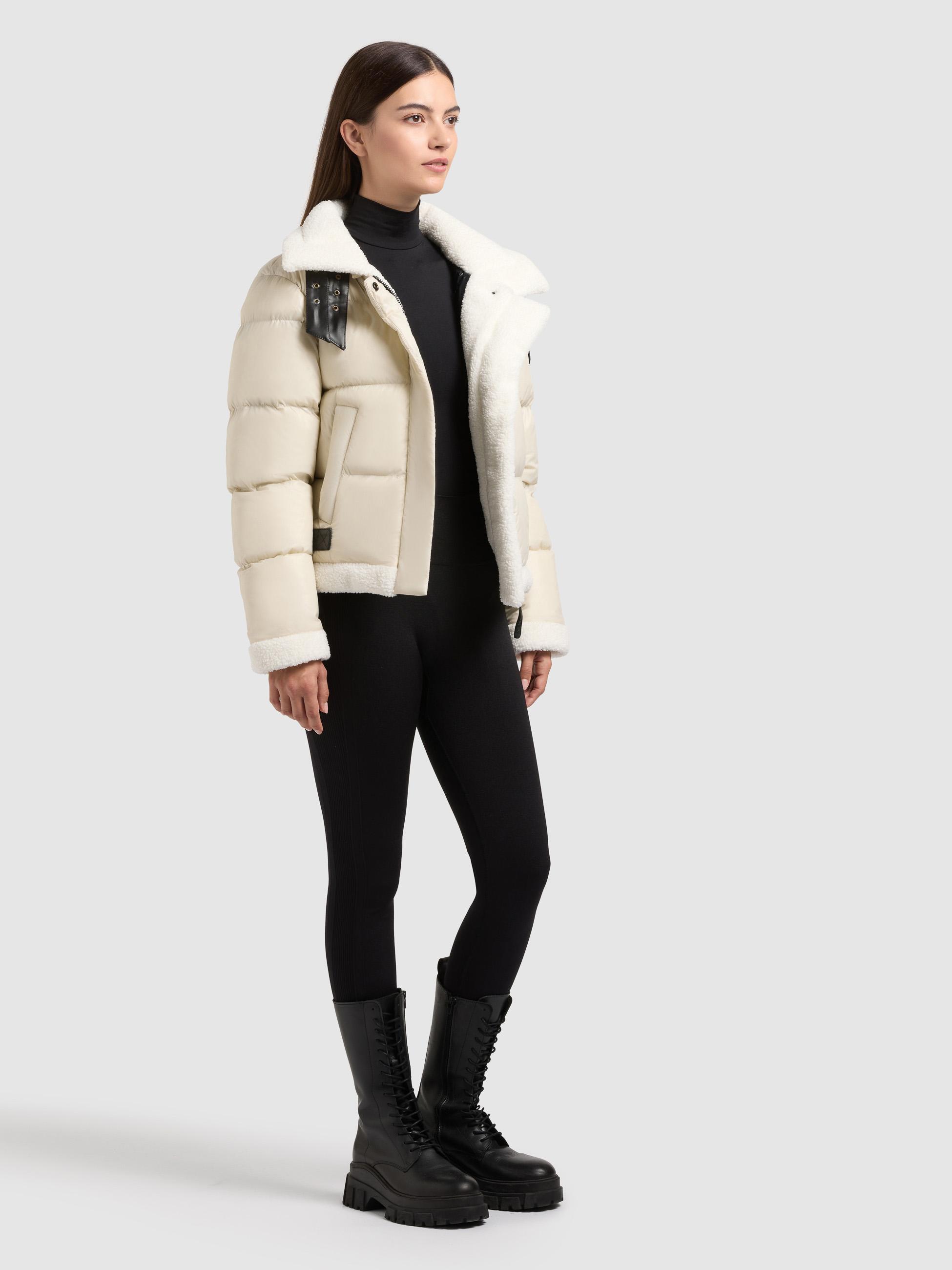 Winterjacke mit Kapuze "Nessie2" Cotton Cream