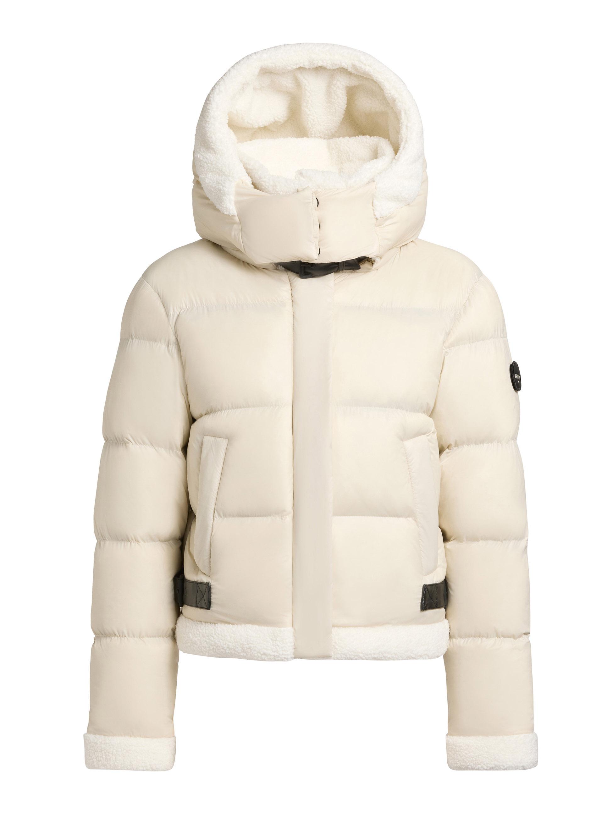 Winterjacke mit Kapuze "Nessie2" Cotton Cream