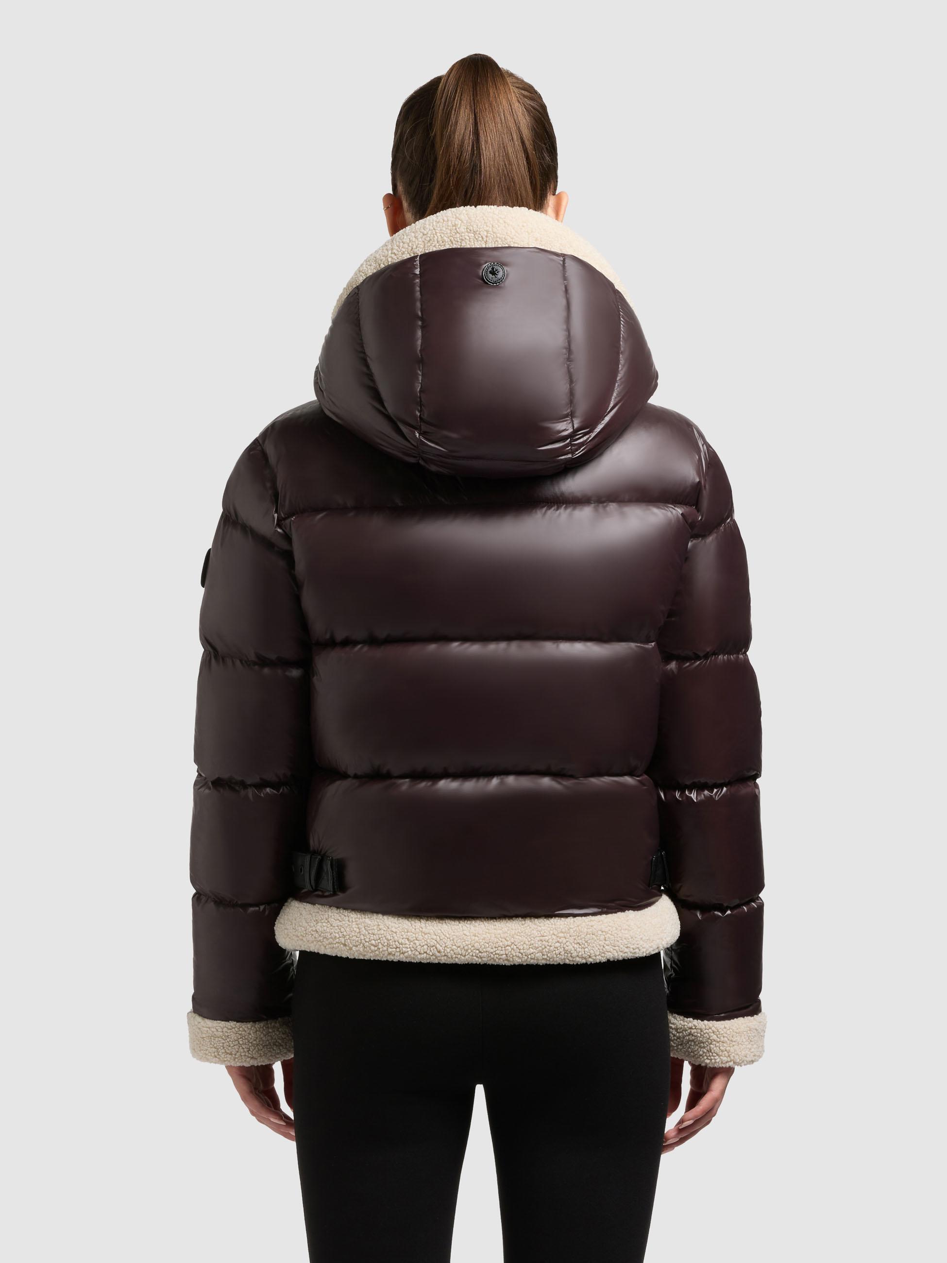 Winterjacke mit Kapuze "Nessie2" Moody Plum
