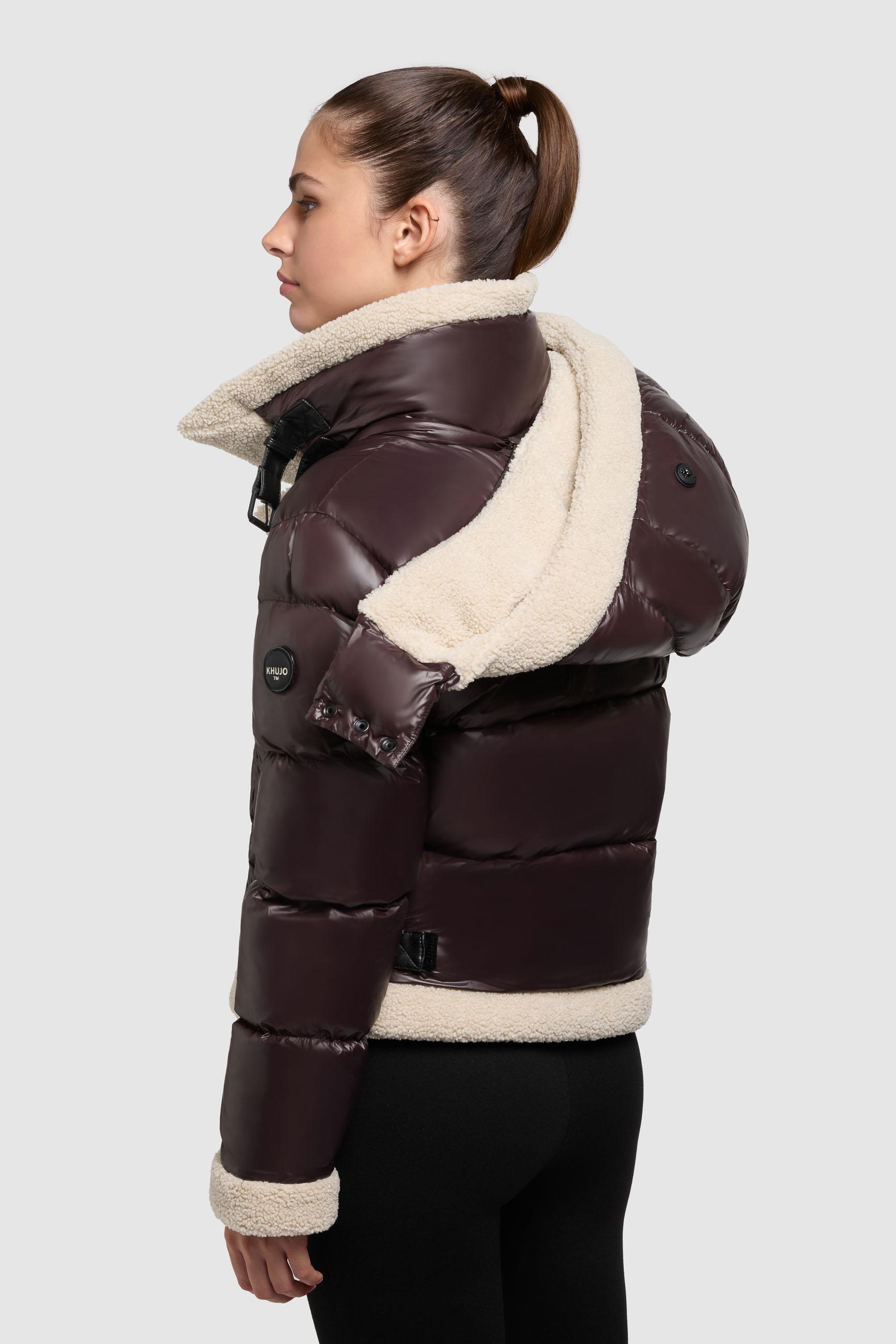 Winterjacke mit Kapuze "Nessie2" Moody Plum