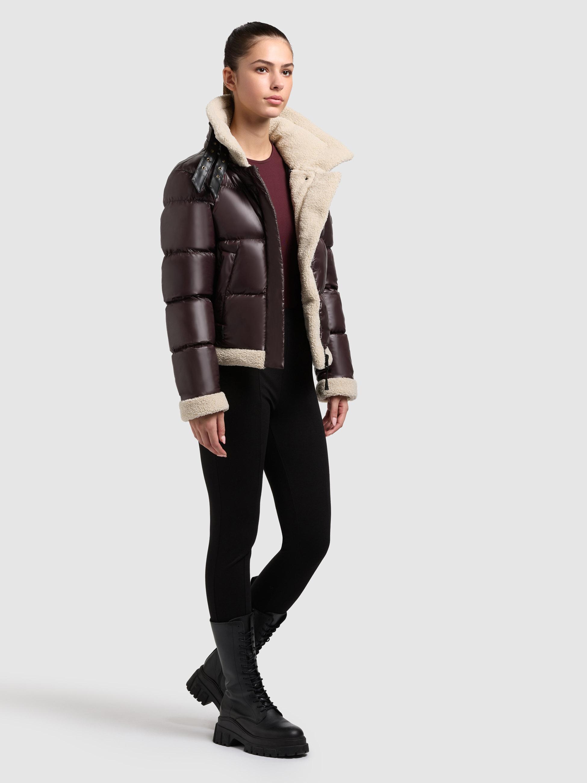 Winterjacke mit Kapuze "Nessie2" Moody Plum