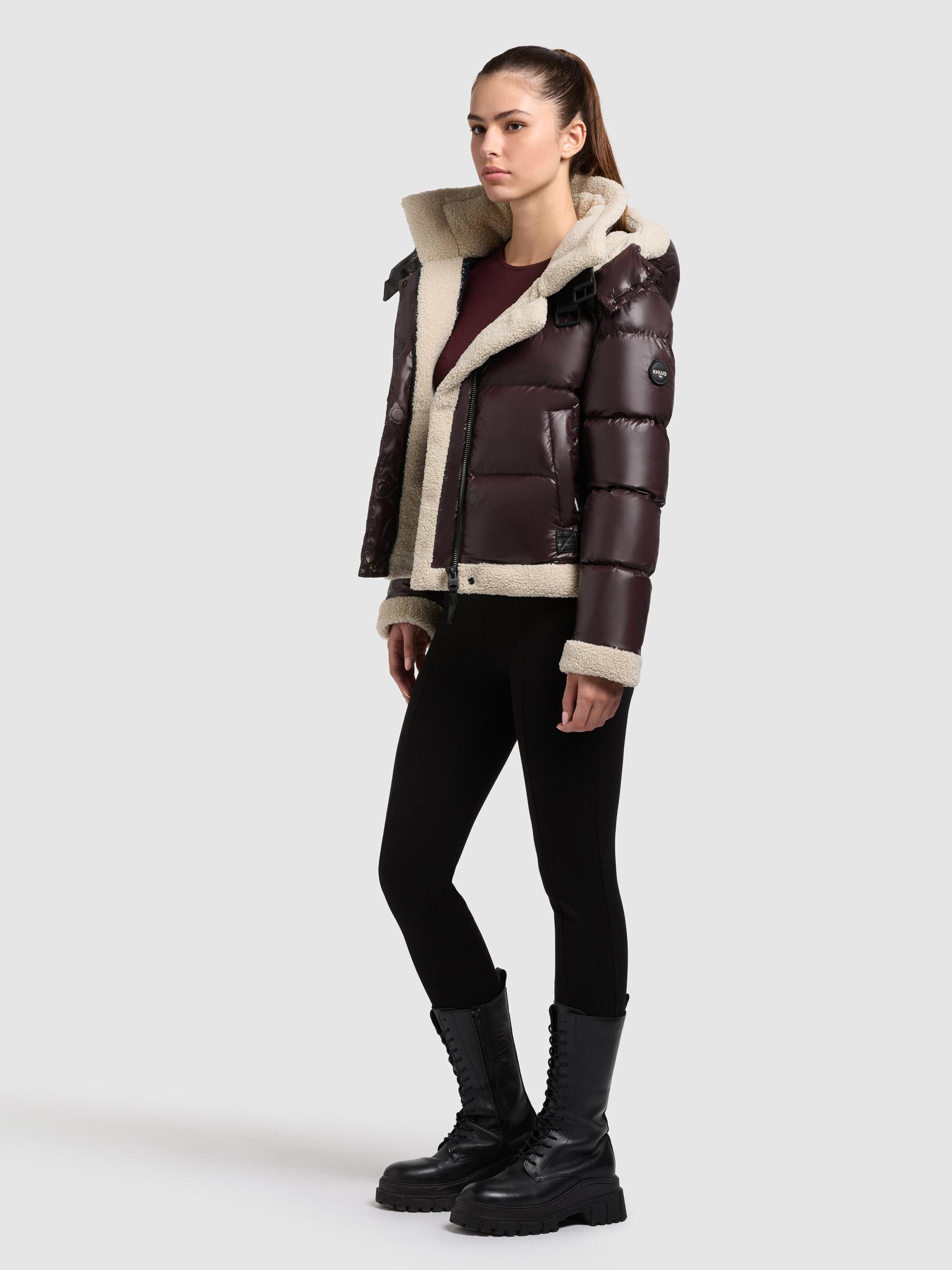 Winterjacke mit Kapuze "Nessie2" Moody Plum