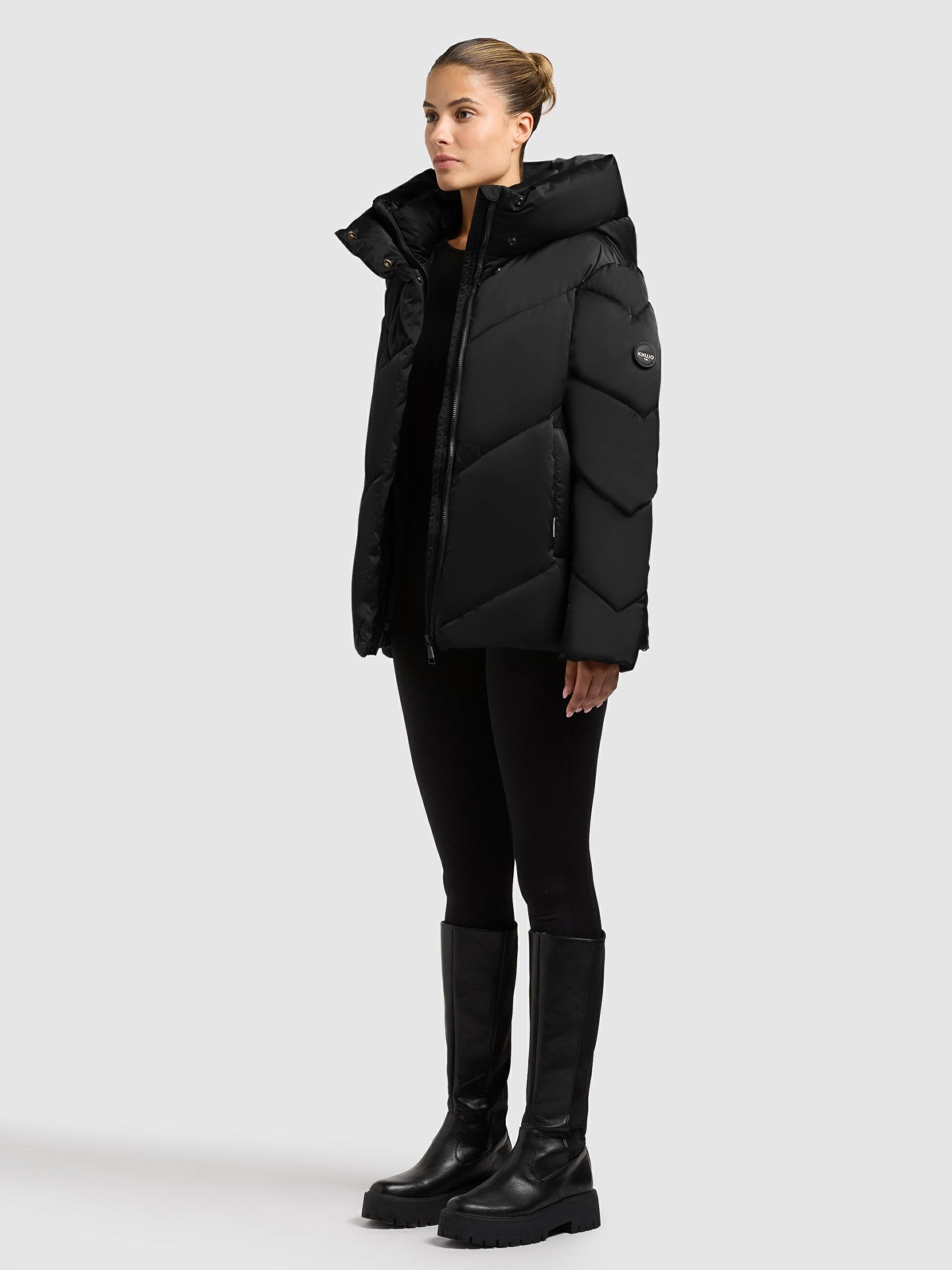 Winterjacke mit Kapuze "Olsa2" Black