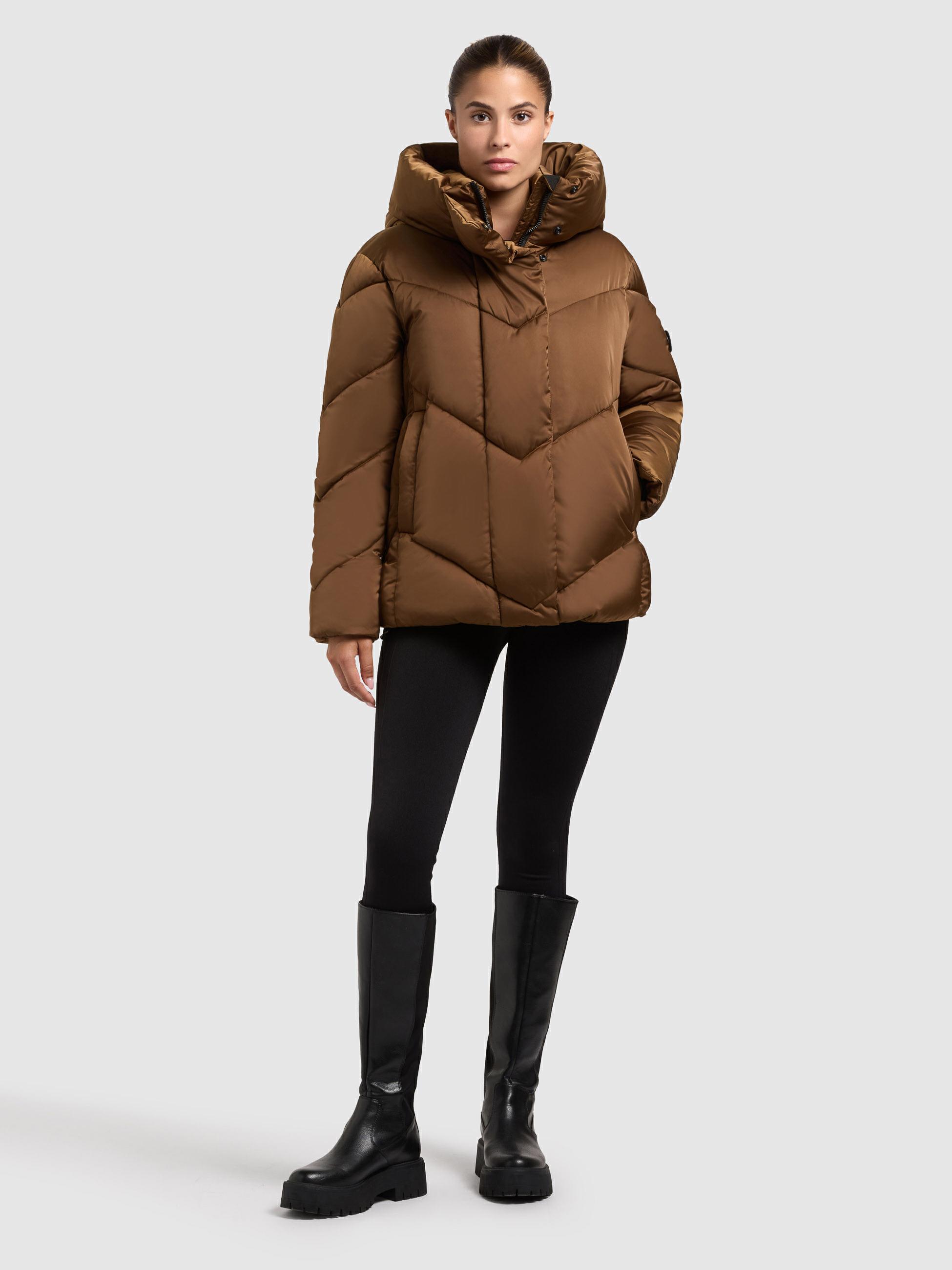 Winterjacke mit Kapuze "Olsa2" Copper Brown