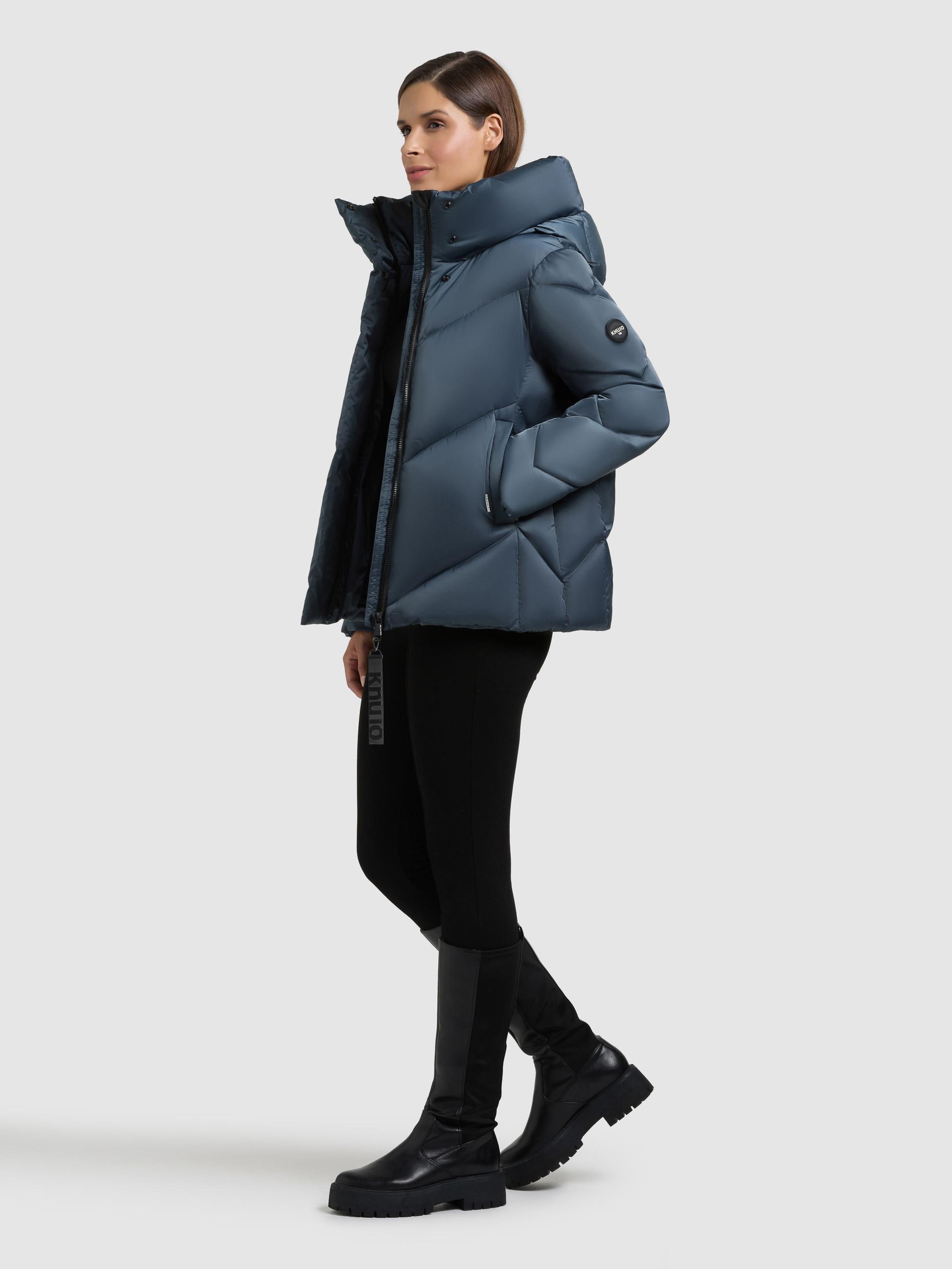 Winterjacke mit Kapuze "Olsa2" Dim Blue