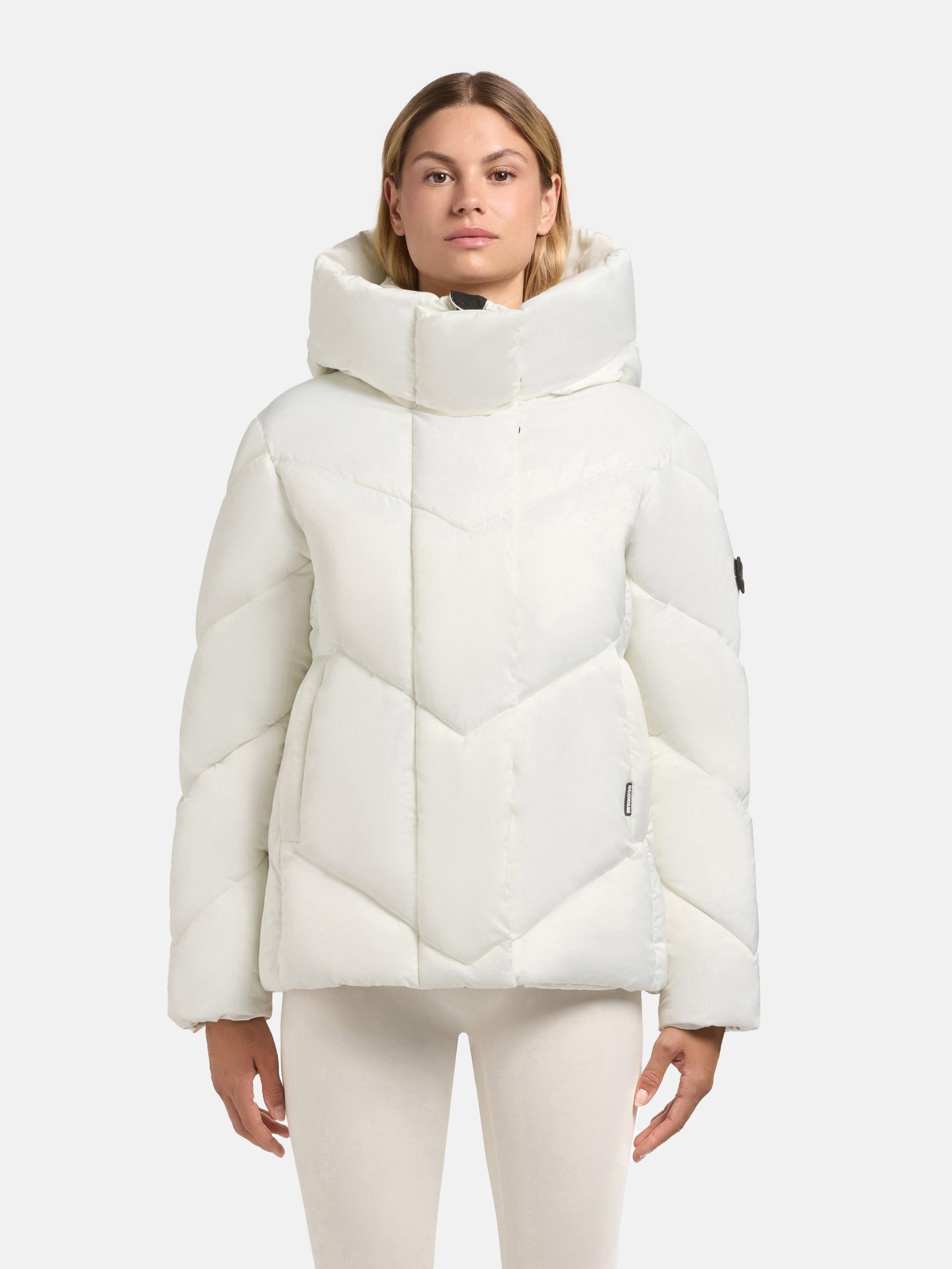 Winterjacke mit Kapuze "Olsa2" Luna White
