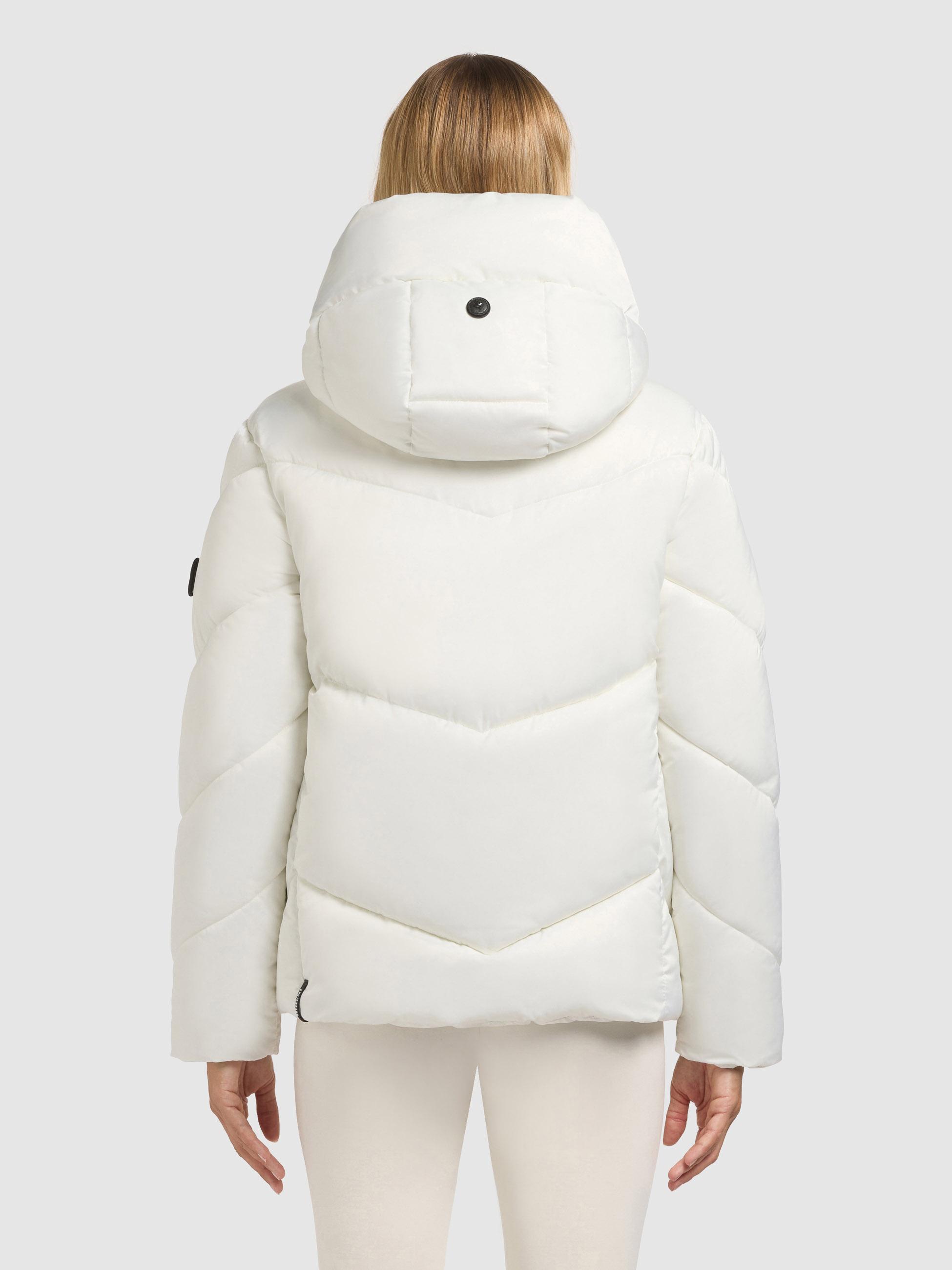 Winterjacke mit Kapuze "Olsa2" Luna White