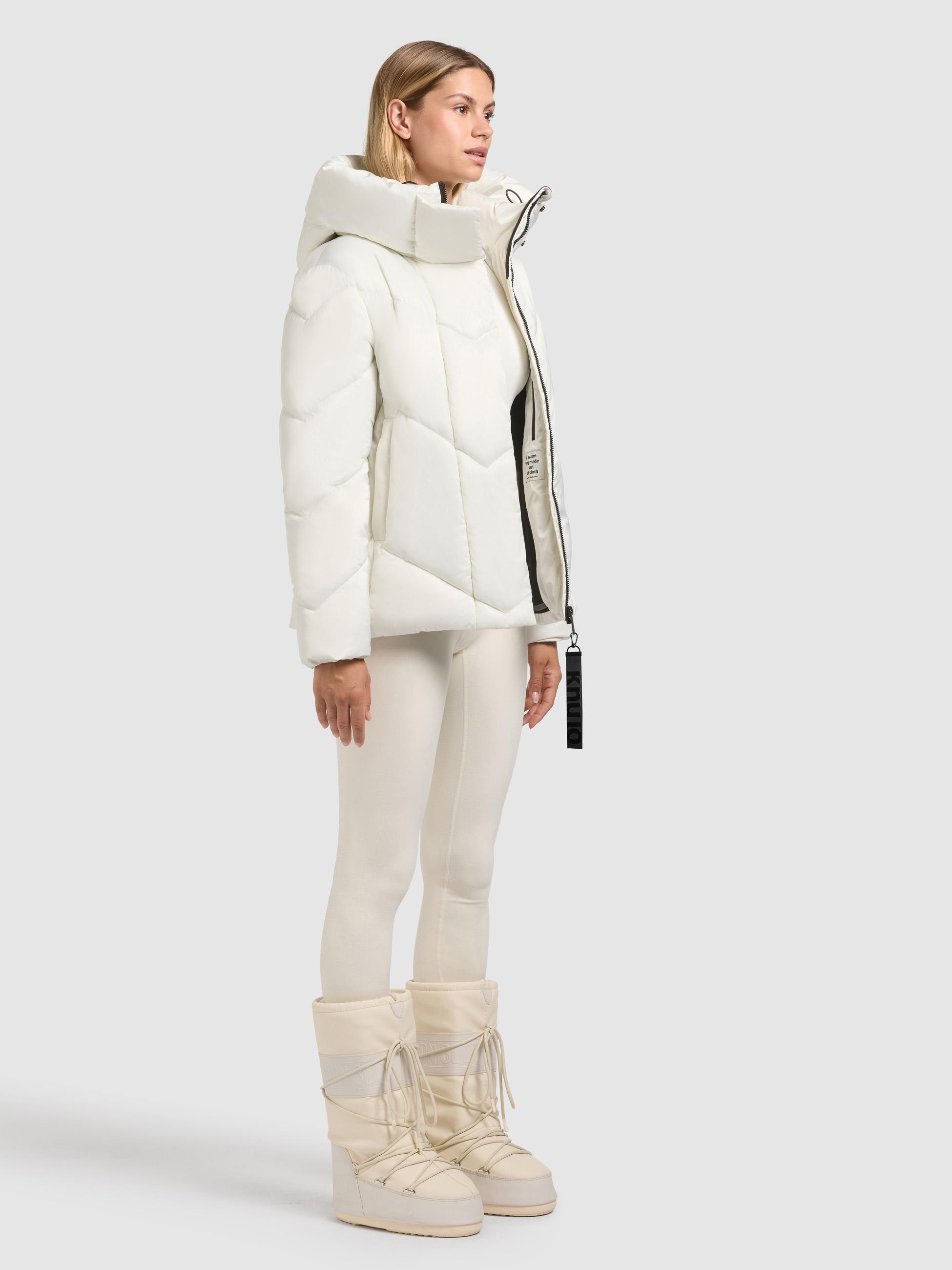 Winterjacke mit Kapuze "Olsa2" Luna White