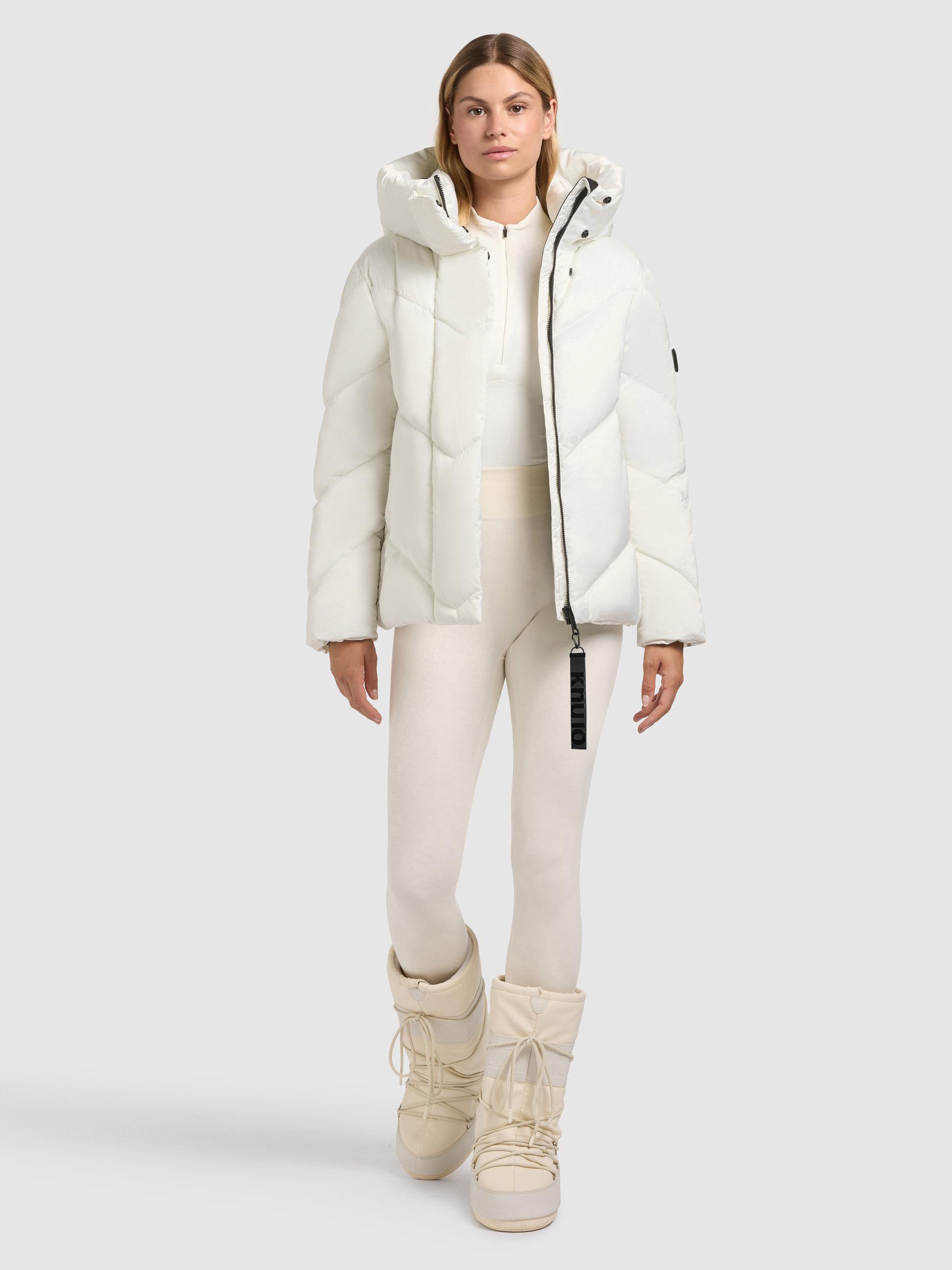 Winterjacke mit Kapuze "Olsa2" Luna White