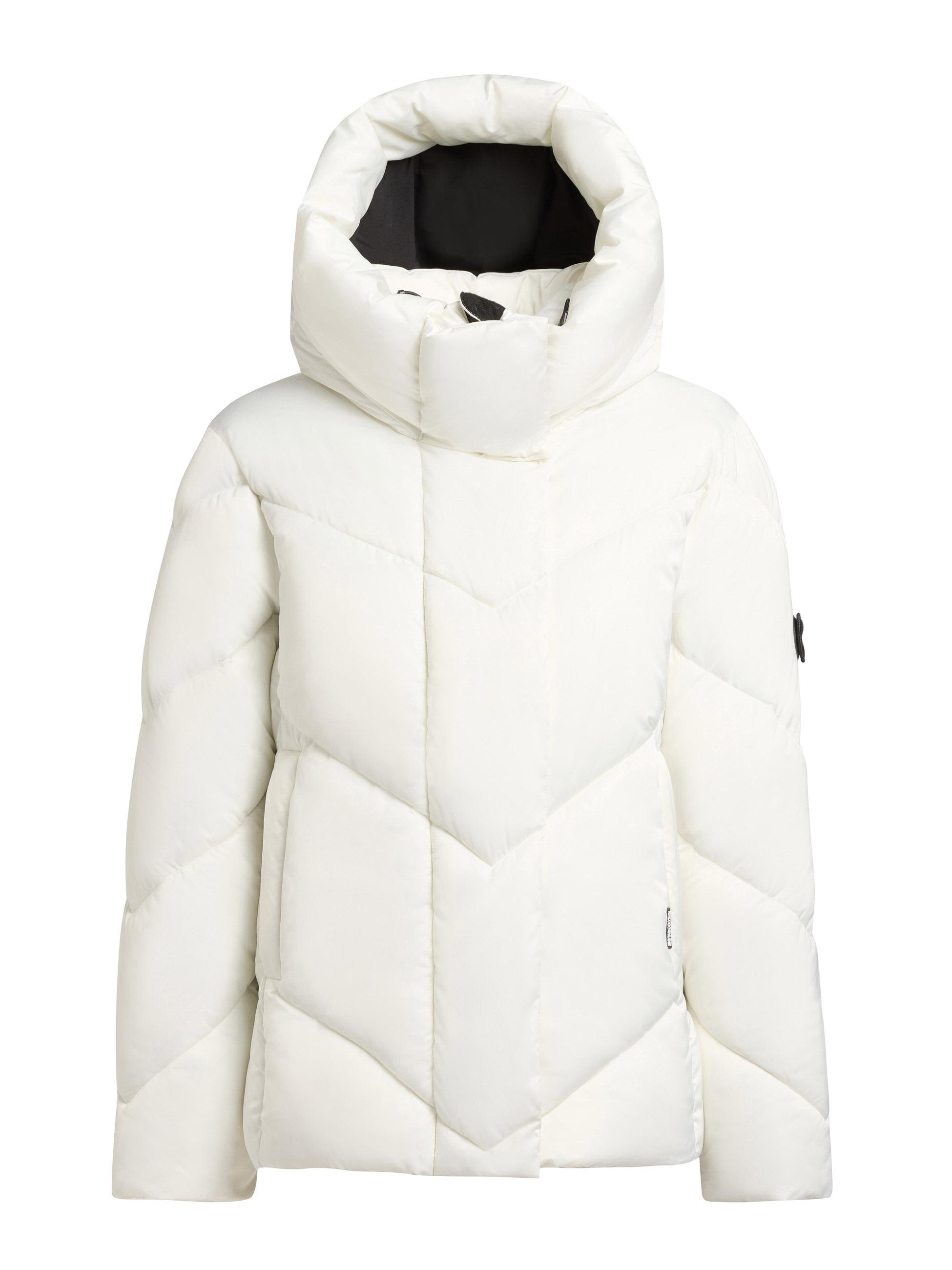 Winterjacke mit Kapuze "Olsa2" Luna White