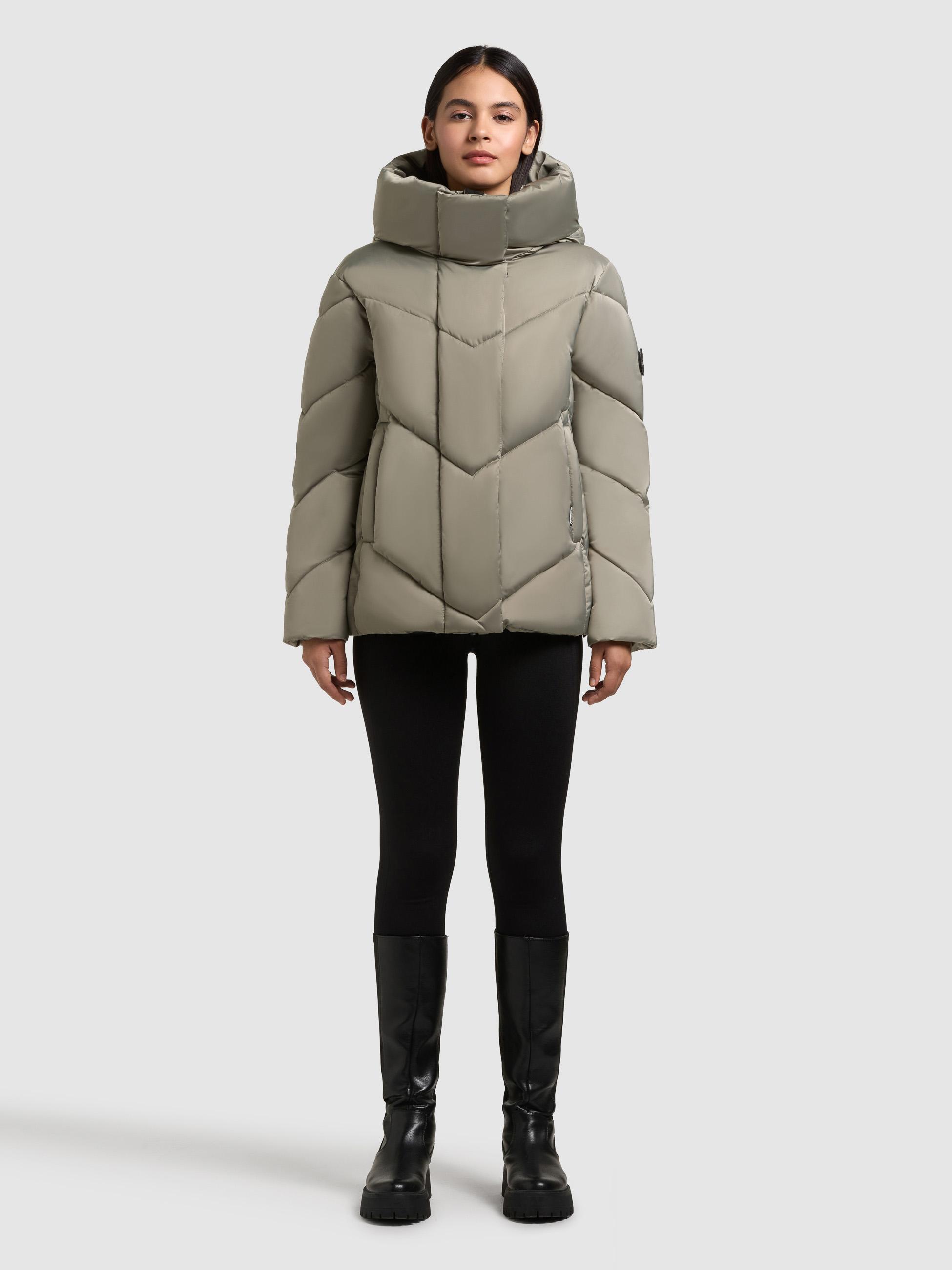 Winterjacke mit Kapuze "Olsa2" Witcher Green