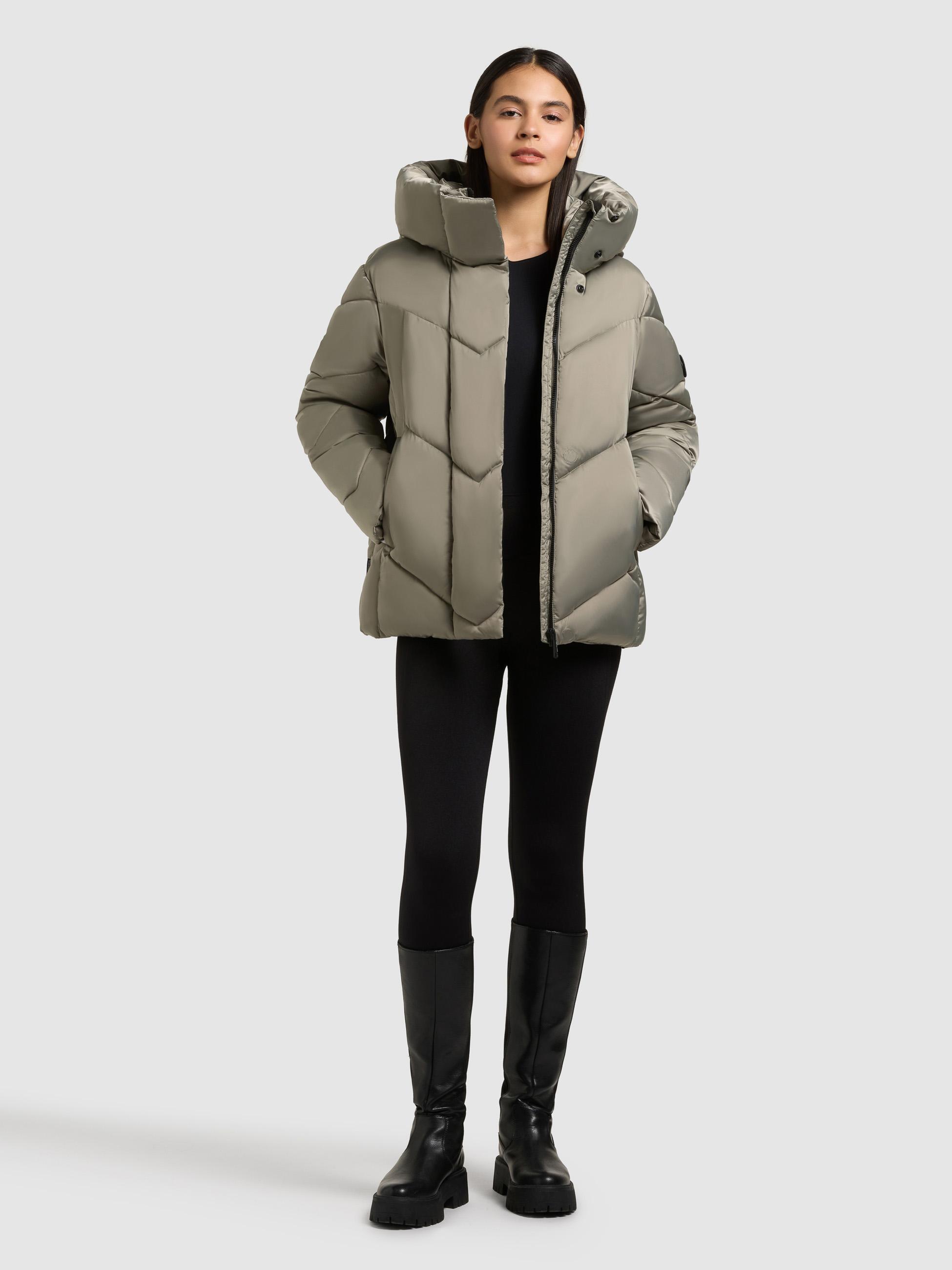 Winterjacke mit Kapuze "Olsa2" Witcher Green