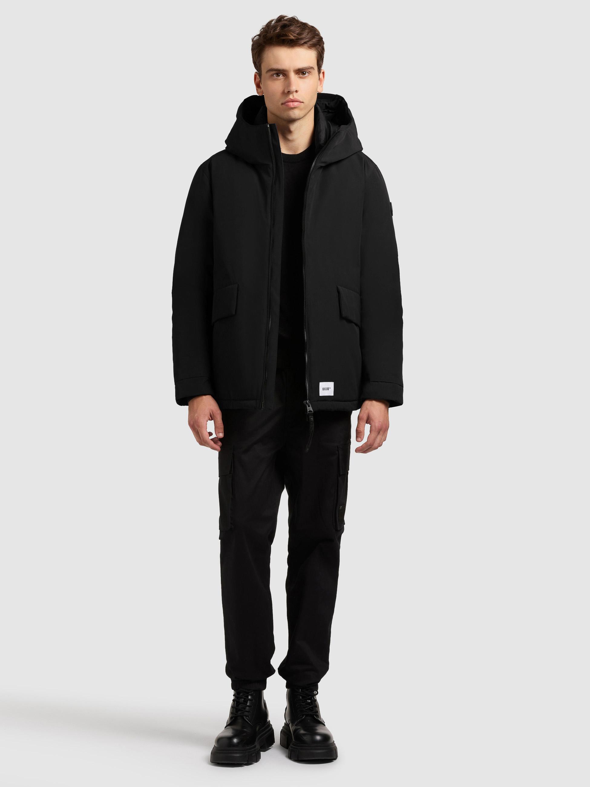 Winterjacke mit großen Pattentaschen "Oreg" Black