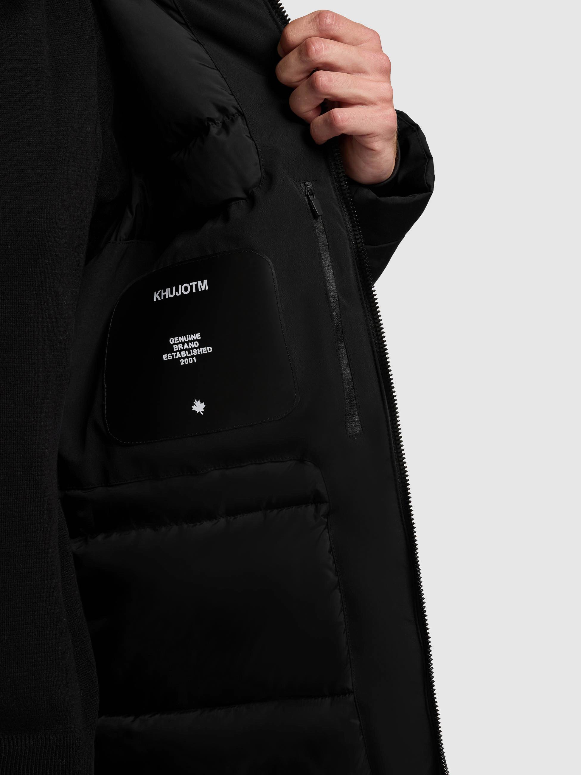 Winterjacke mit großen Pattentaschen "Oreg" Black