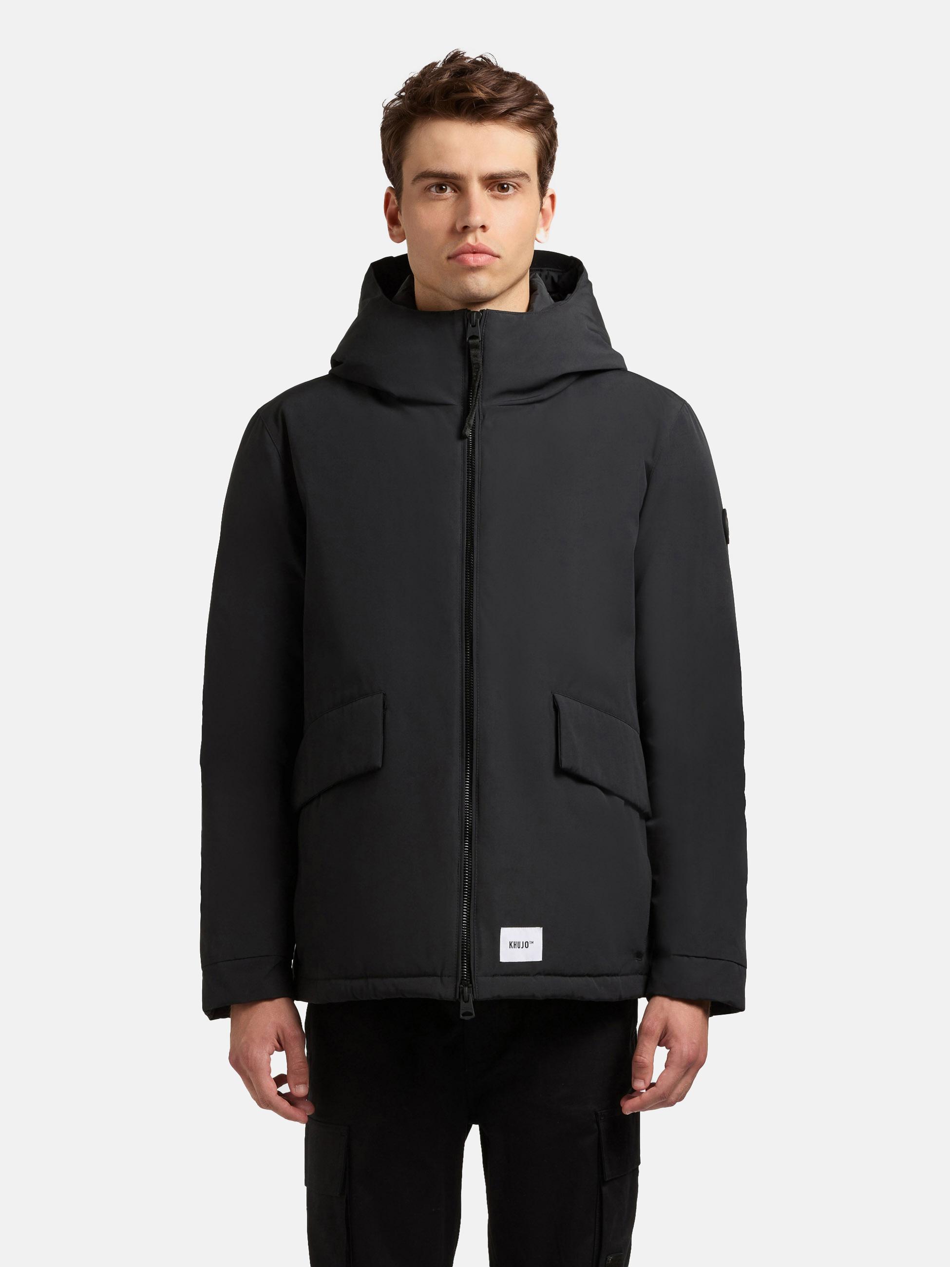 Winterjacke mit großen Pattentaschen "Oreg" Port Blue