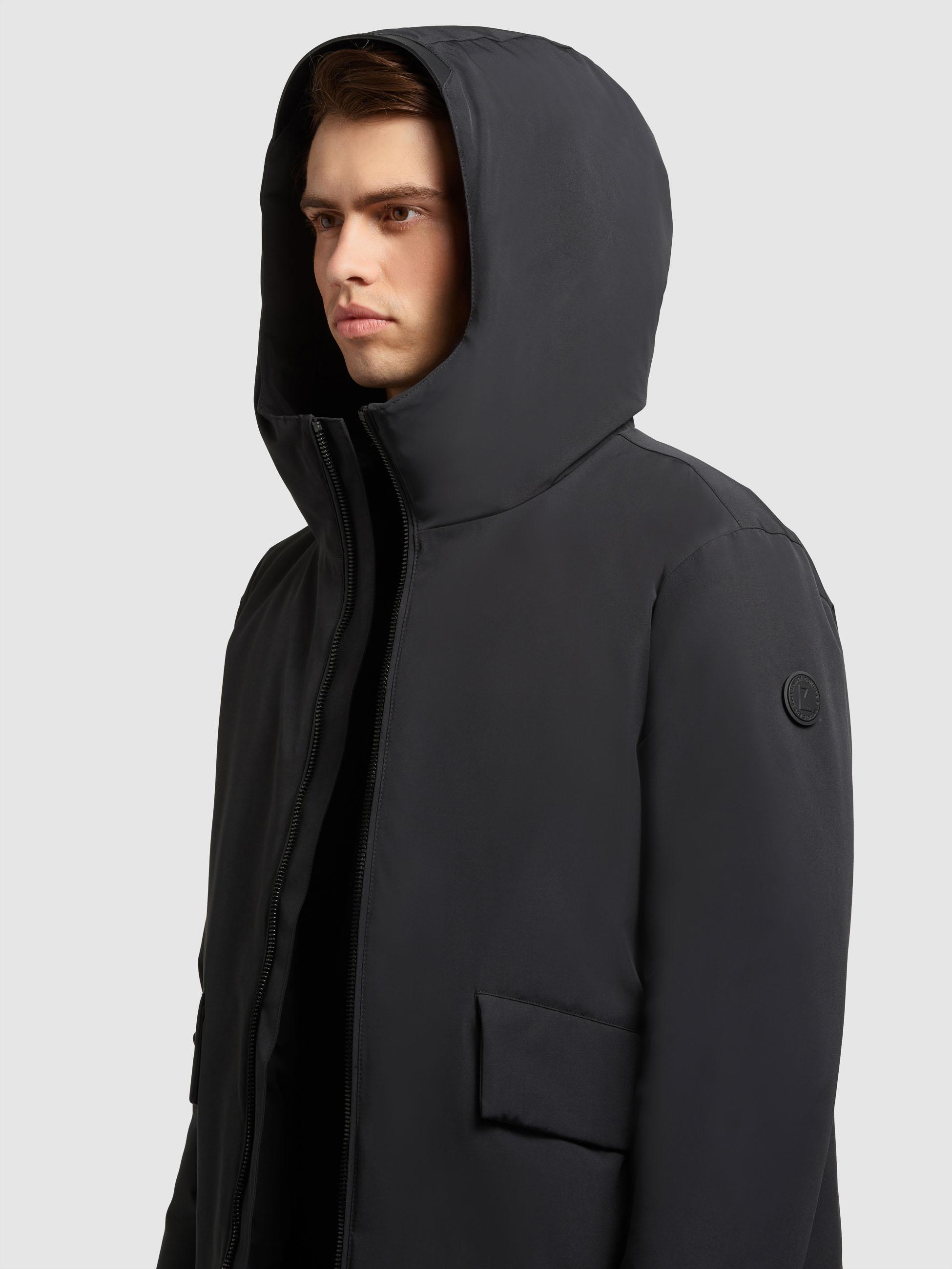 Winterjacke mit großen Pattentaschen "Oreg" Port Blue