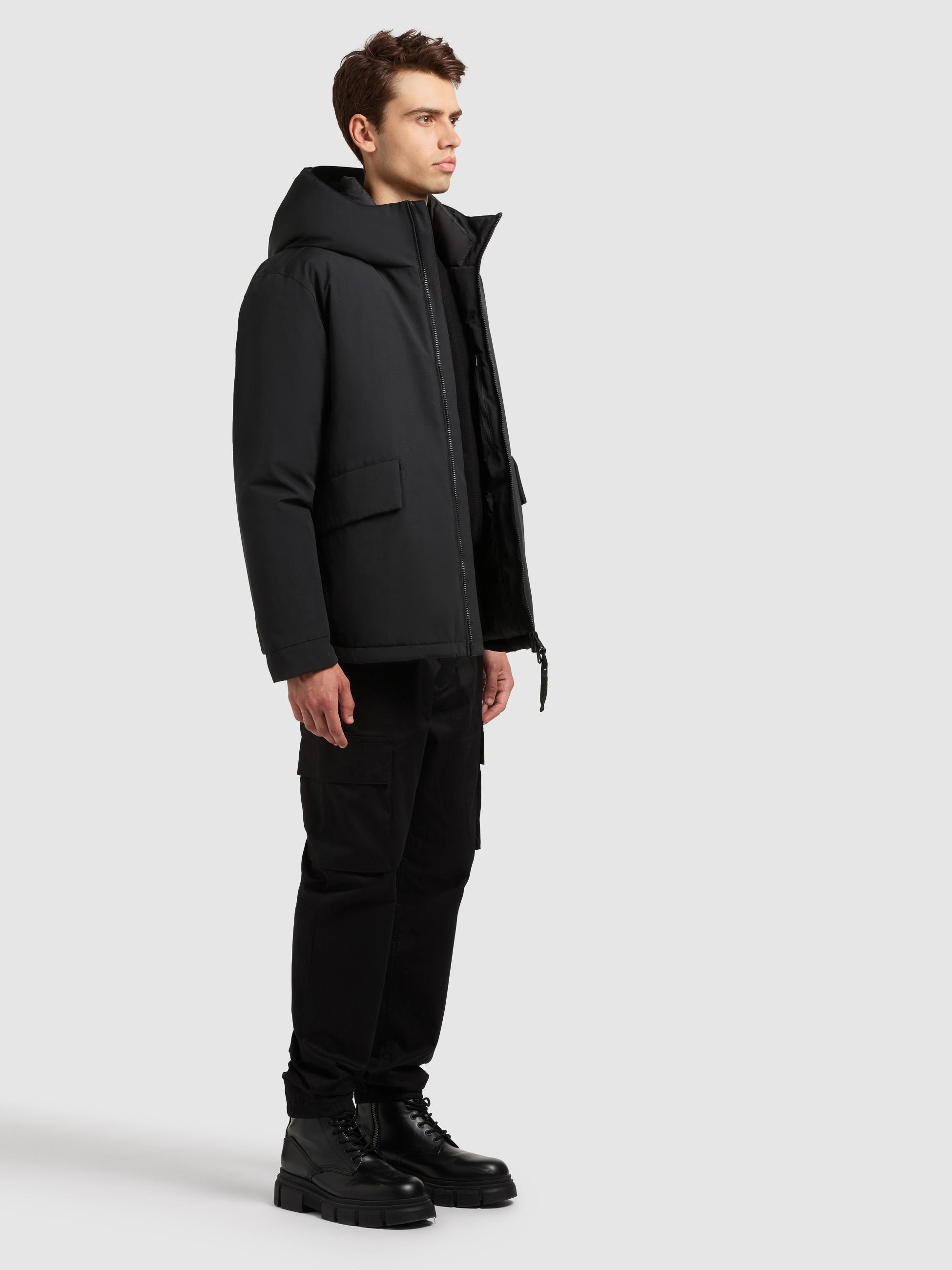 Winterjacke mit großen Pattentaschen "Oreg" Port Blue