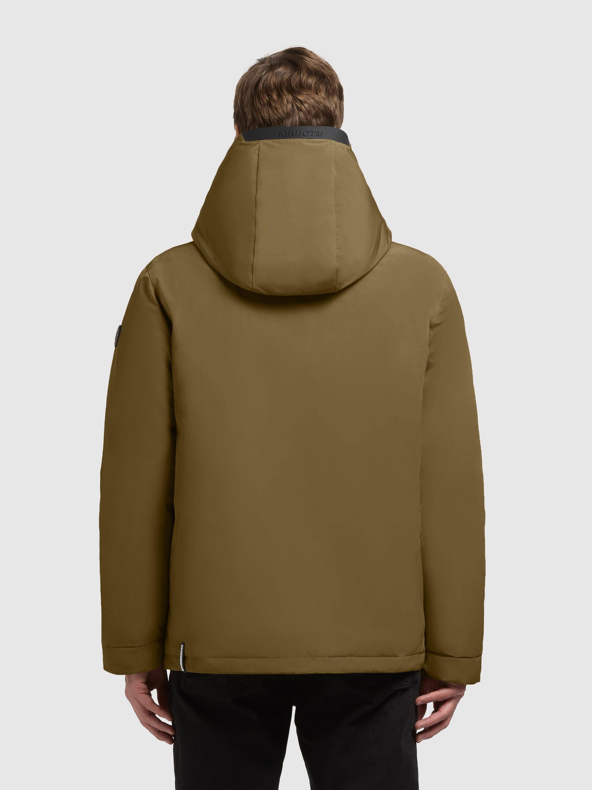 Winterjacke mit großen Pattentaschen "Oreg" Scrub Green