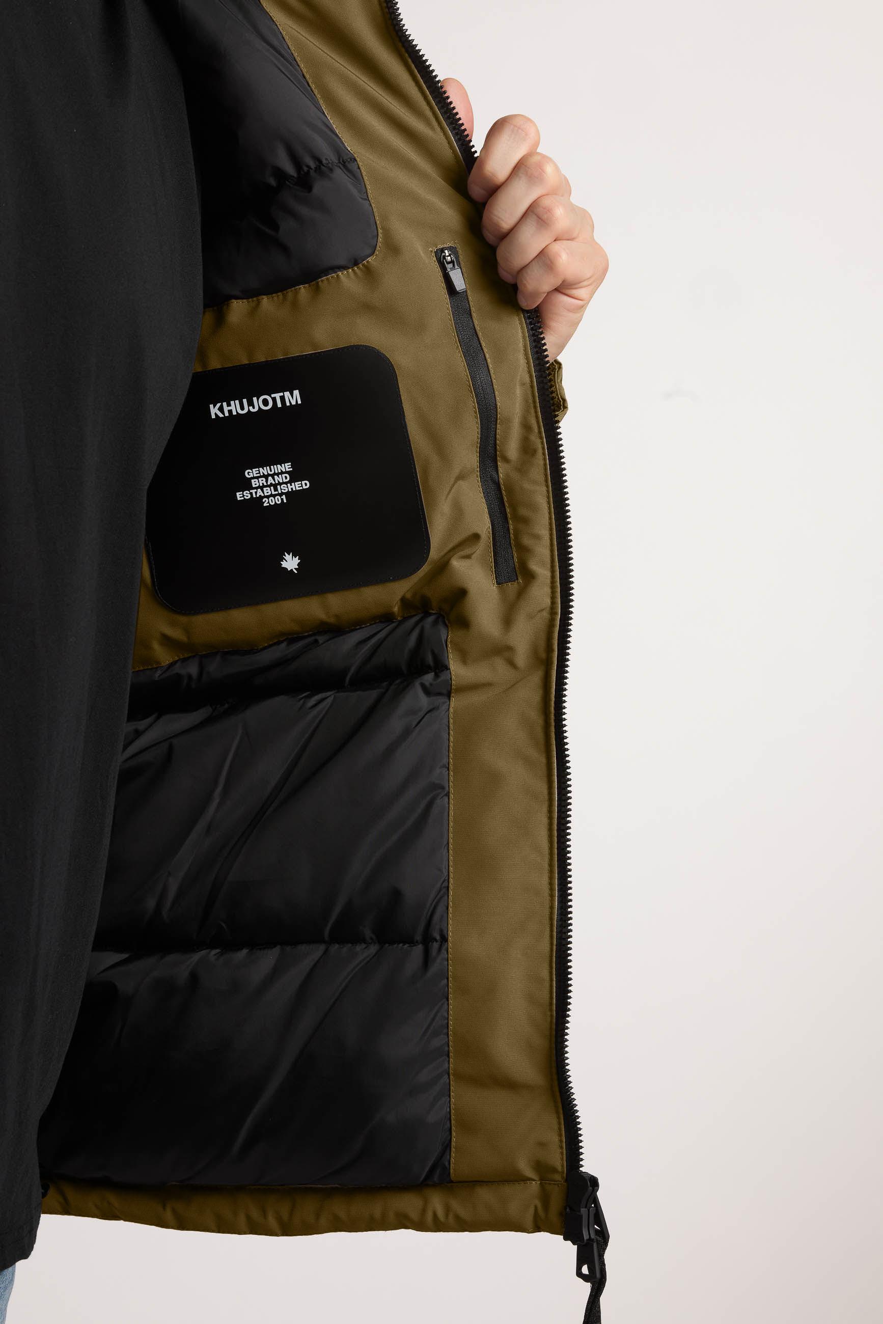 Winterjacke mit großen Pattentaschen "Oreg" Scrub Green