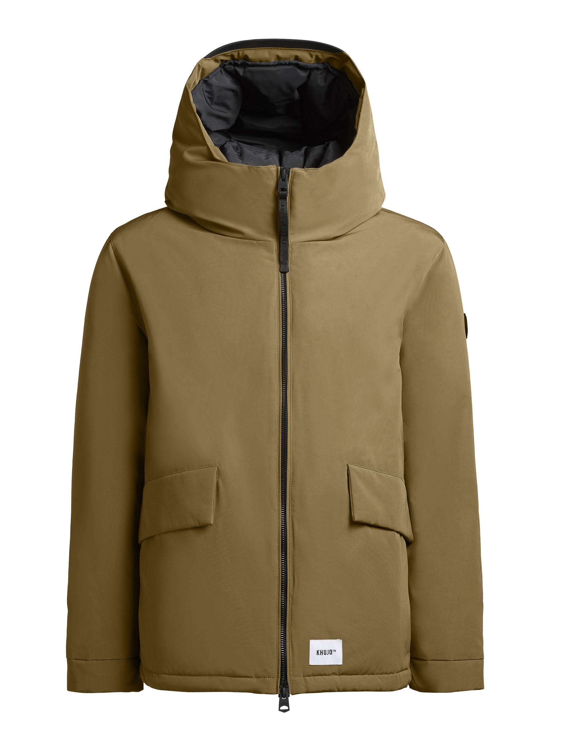 Winterjacke mit großen Pattentaschen "Oreg" Scrub Green