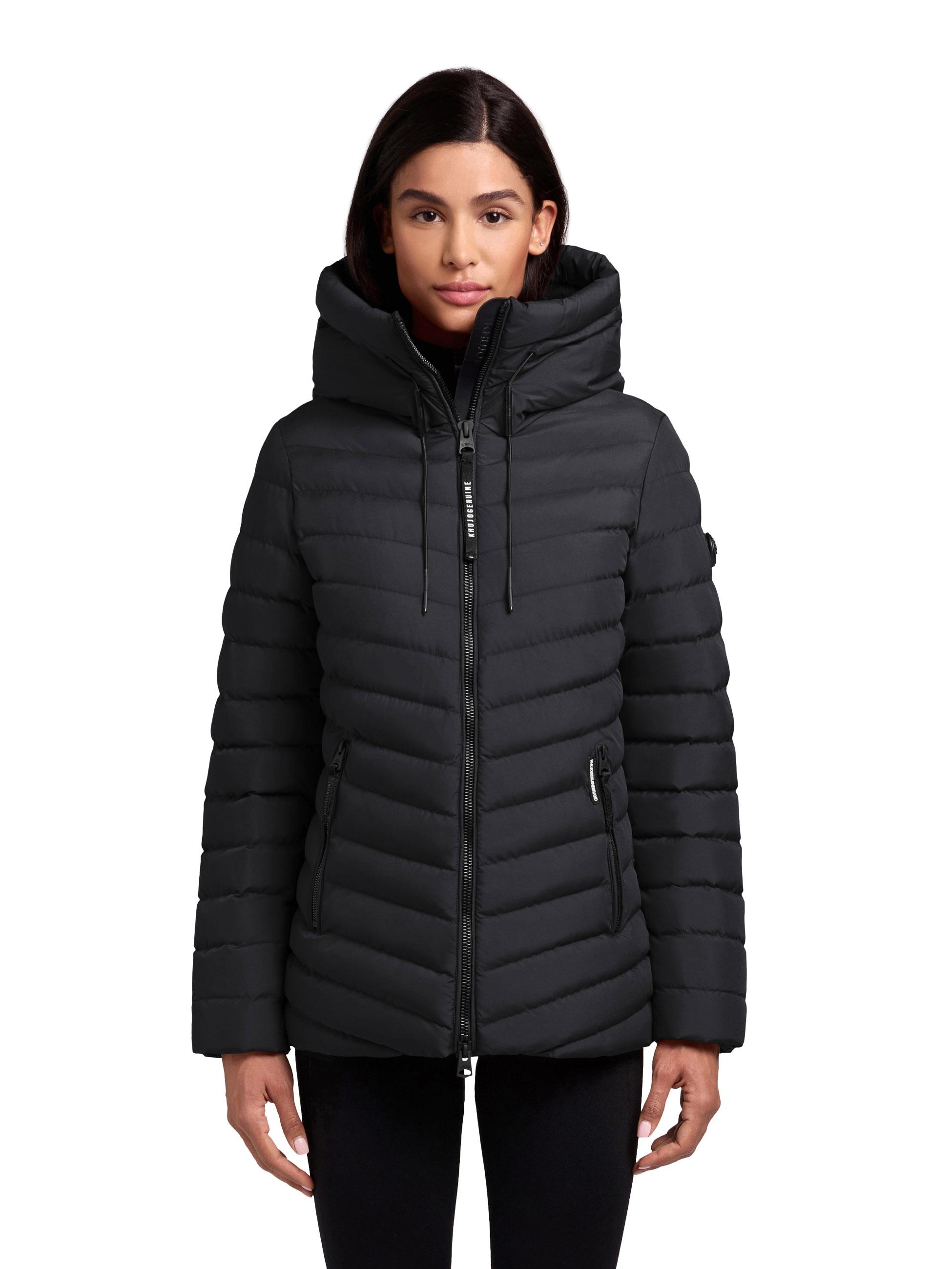 Winter Steppjacke mit Kapuze Pace-YM Black