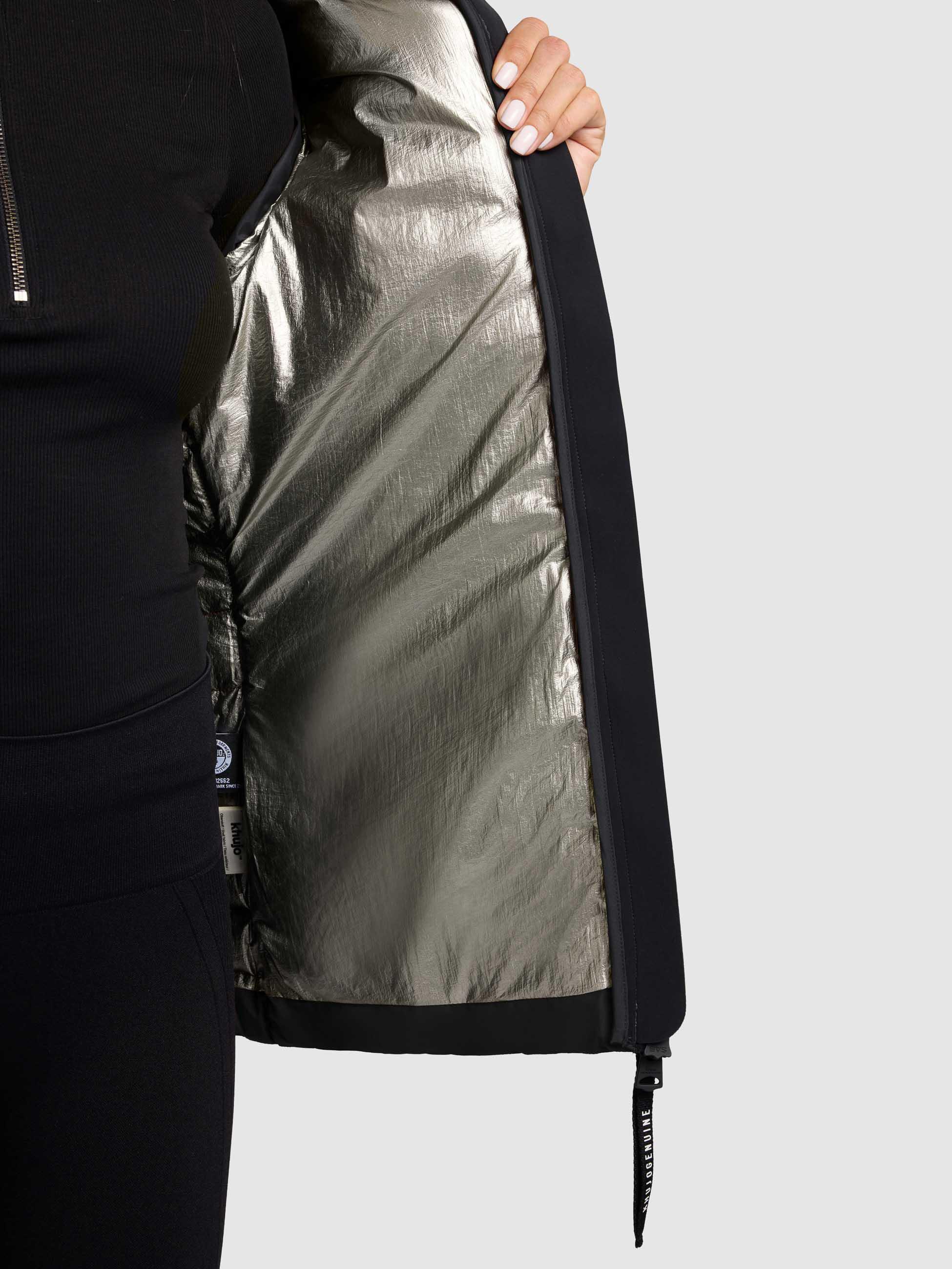 Winter Steppjacke mit Kapuze Pace-YM Black