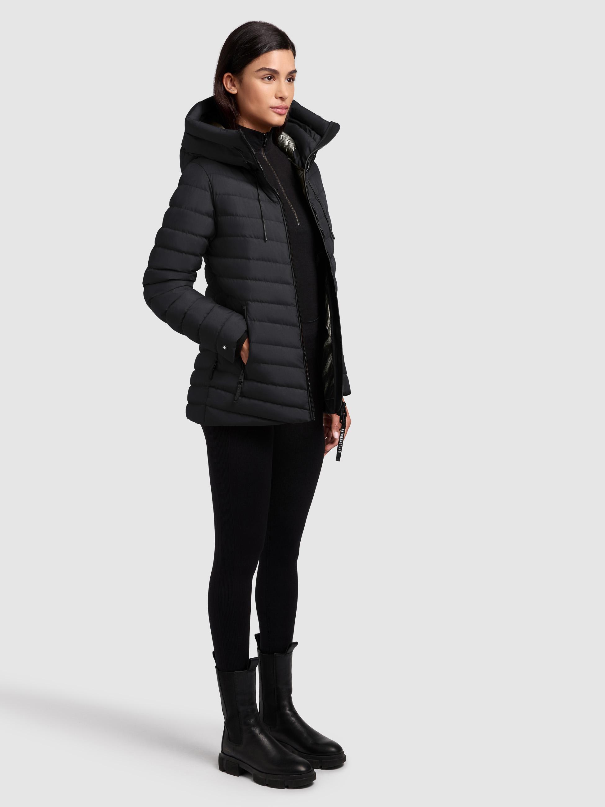 Winter Steppjacke mit Kapuze Pace-YM Black