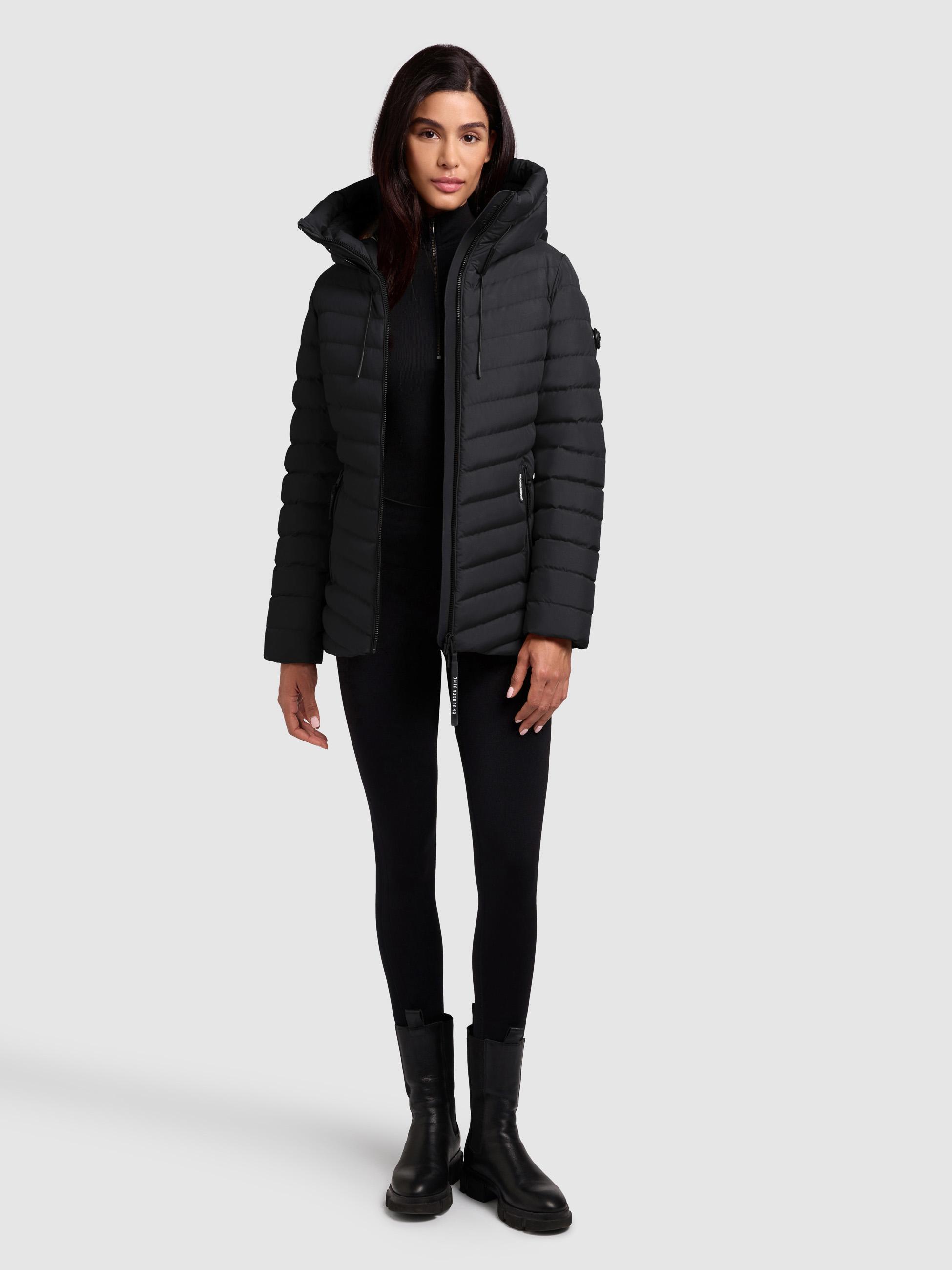 Winter Steppjacke mit Kapuze Pace-YM Black