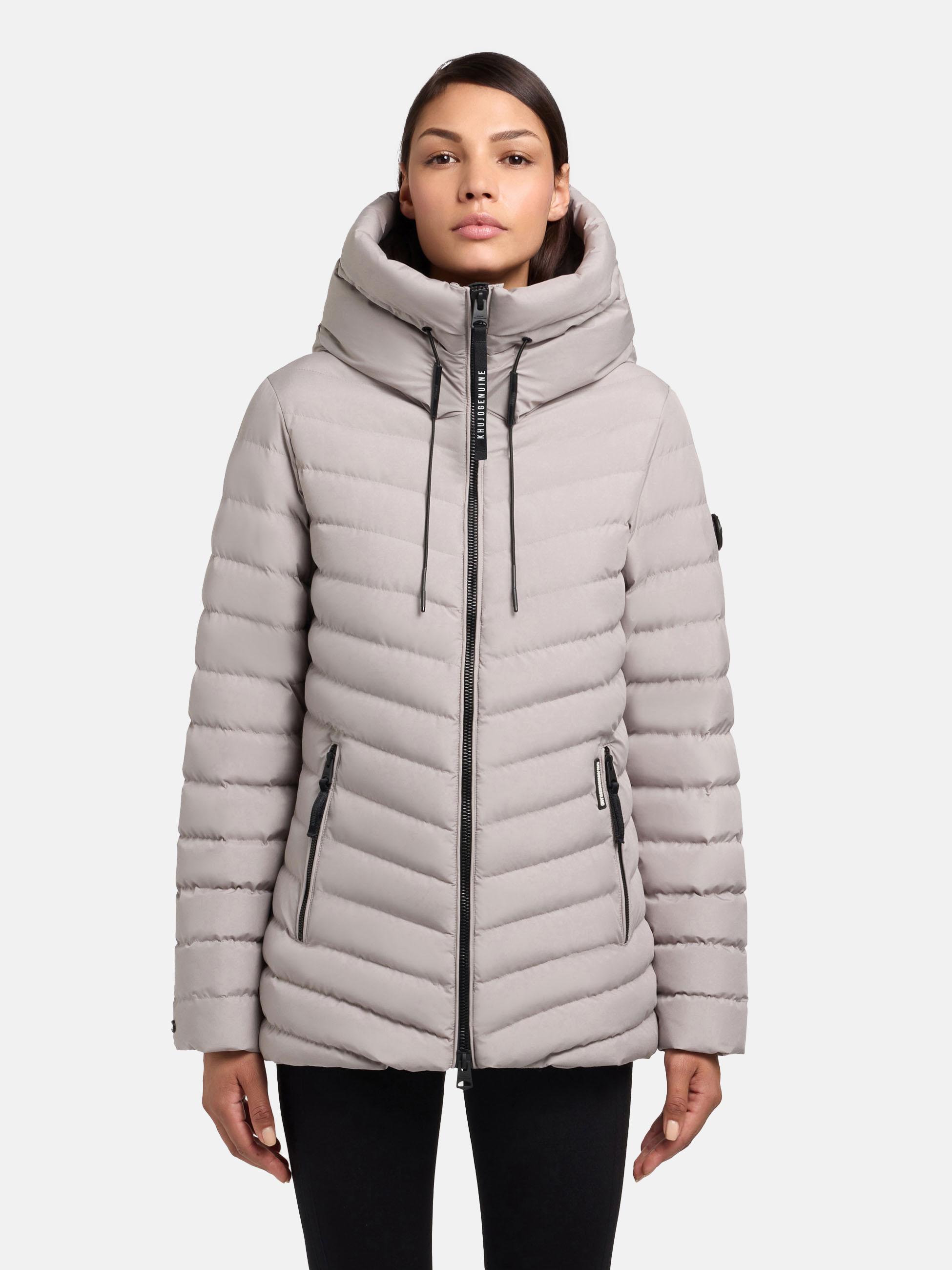 Winter Steppjacke mit Kapuze Pace-YM Blizzard Grey