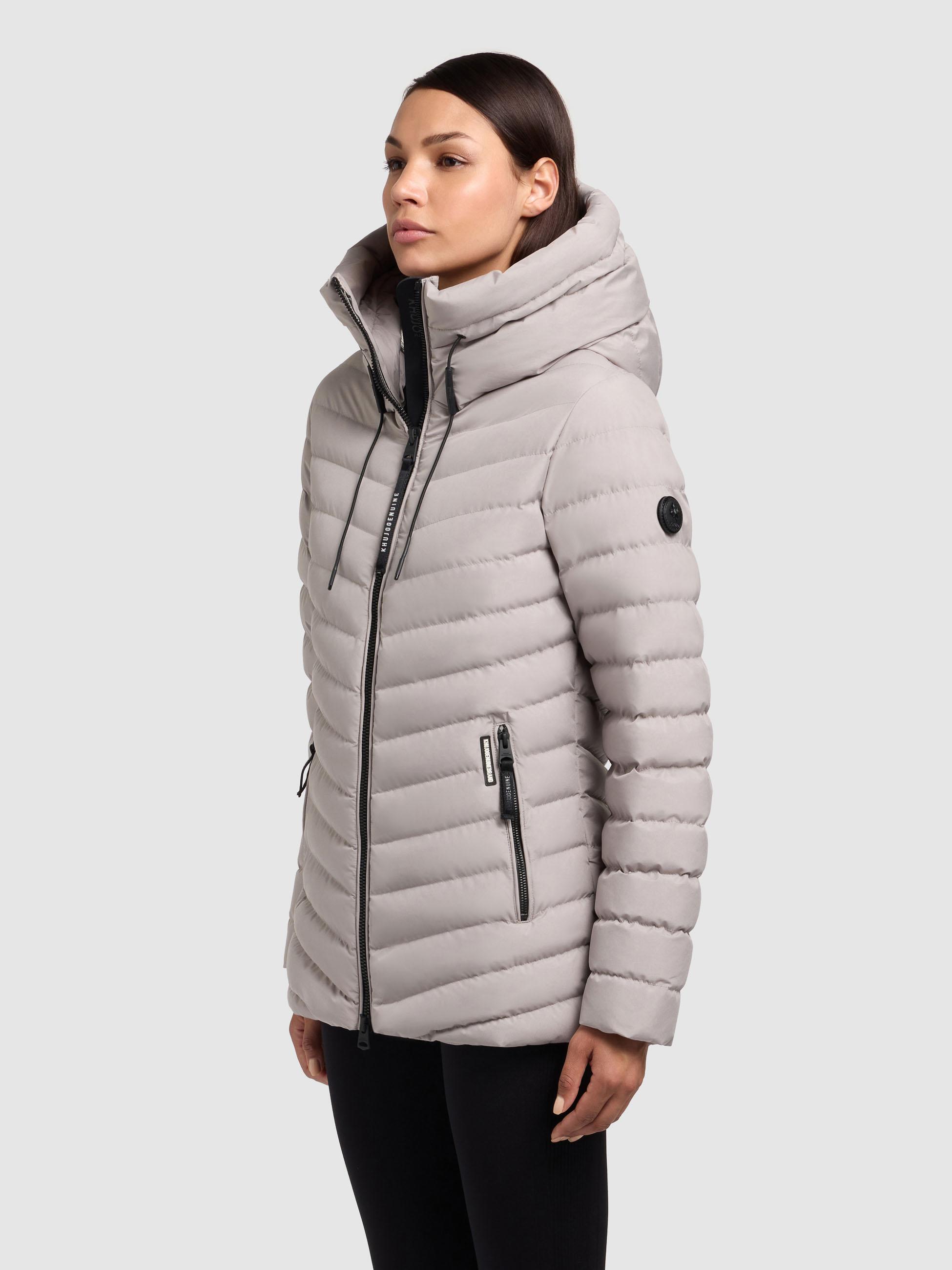 Winter Steppjacke mit Kapuze Pace-YM Blizzard Grey