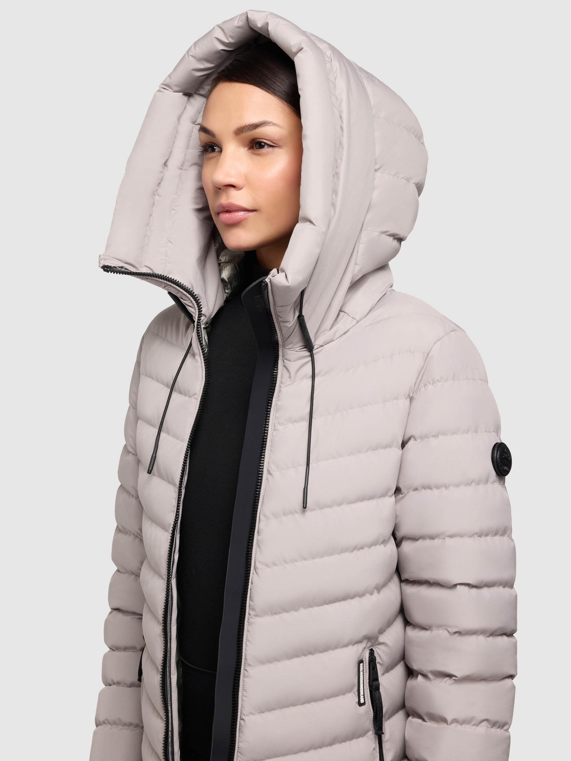 Winter Steppjacke mit Kapuze Pace-YM Blizzard Grey