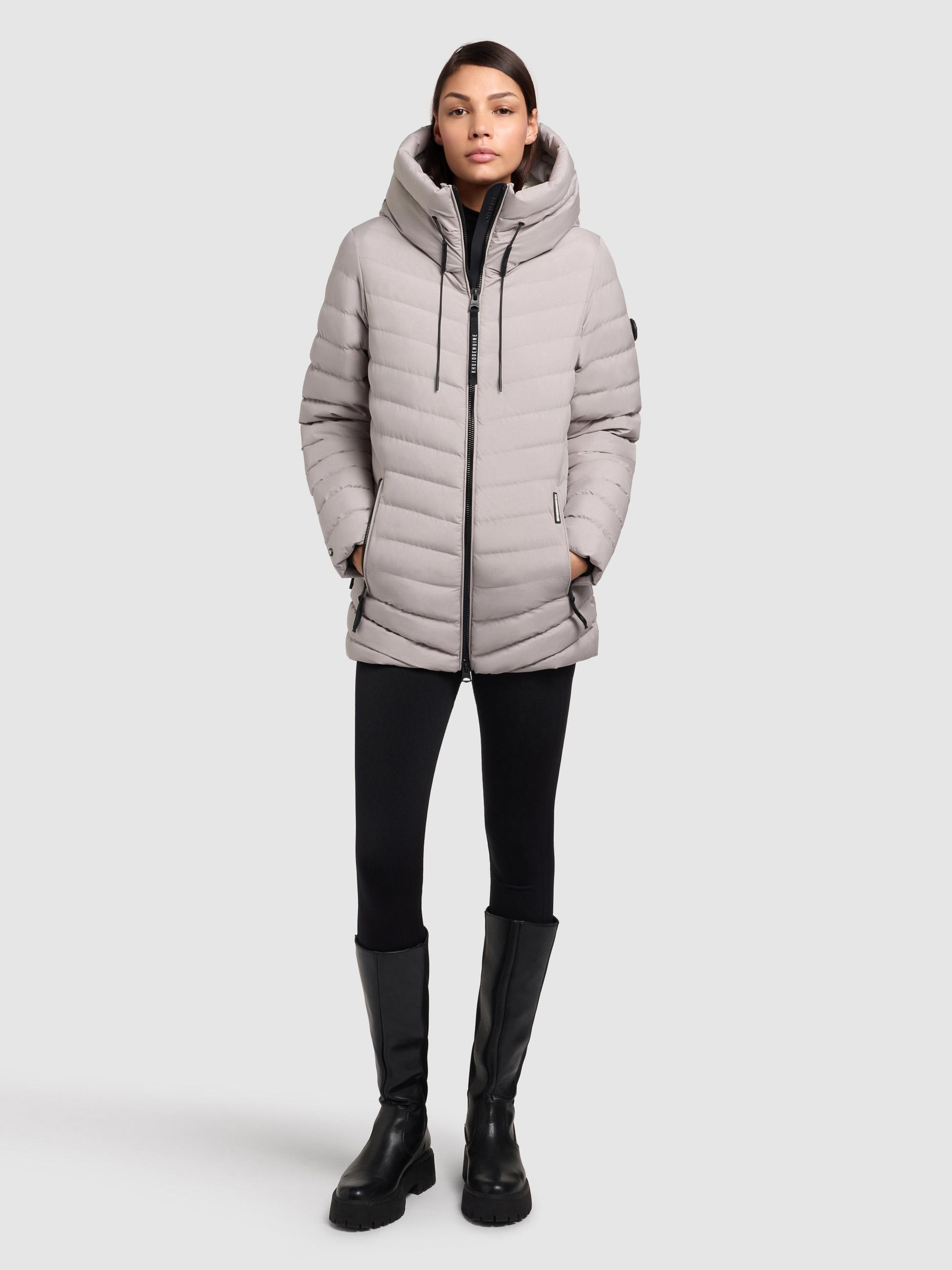 Winter Steppjacke mit Kapuze Pace-YM Blizzard Grey