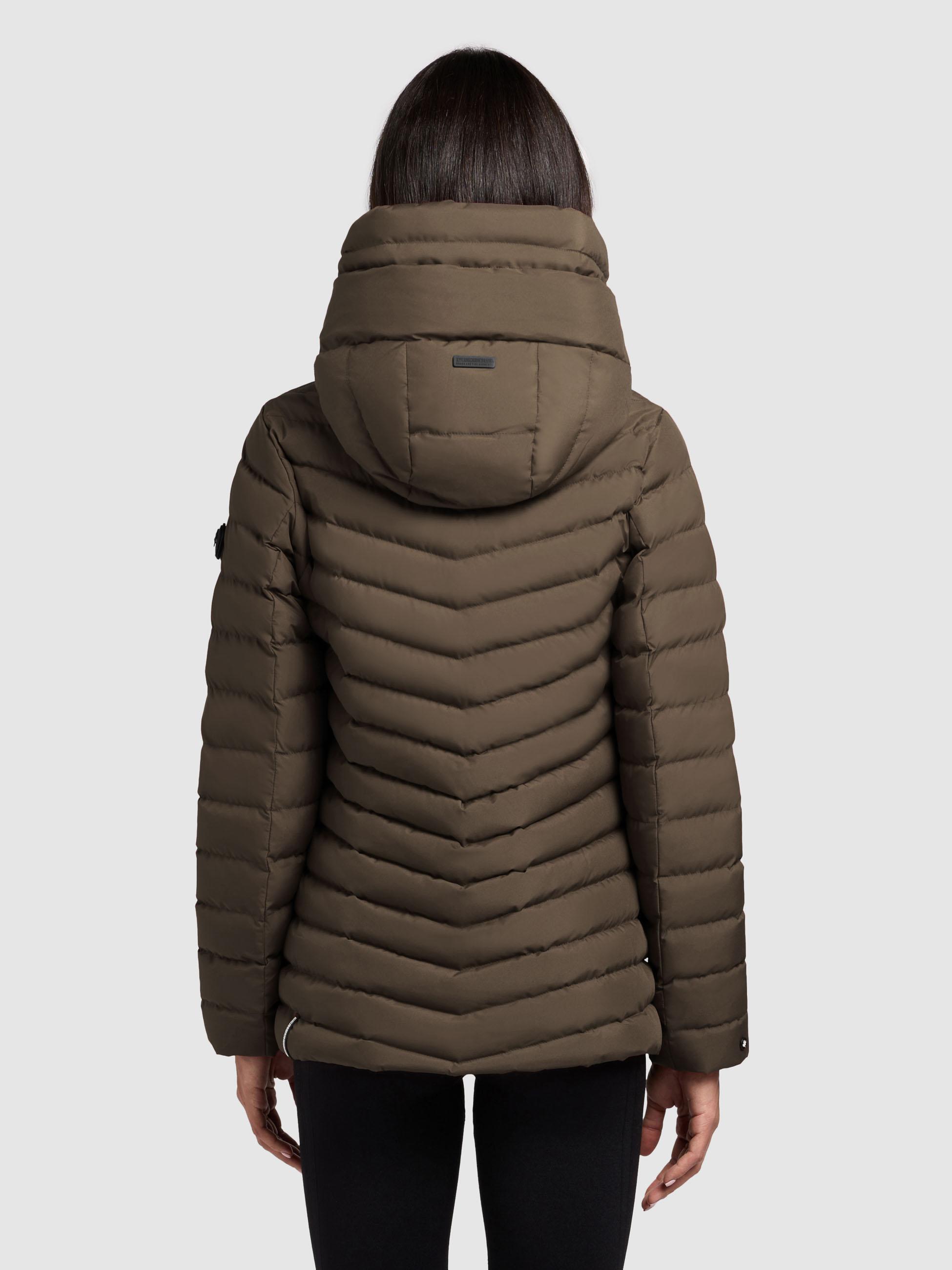 Winter Steppjacke mit Kapuze Pace-YM Dark Green