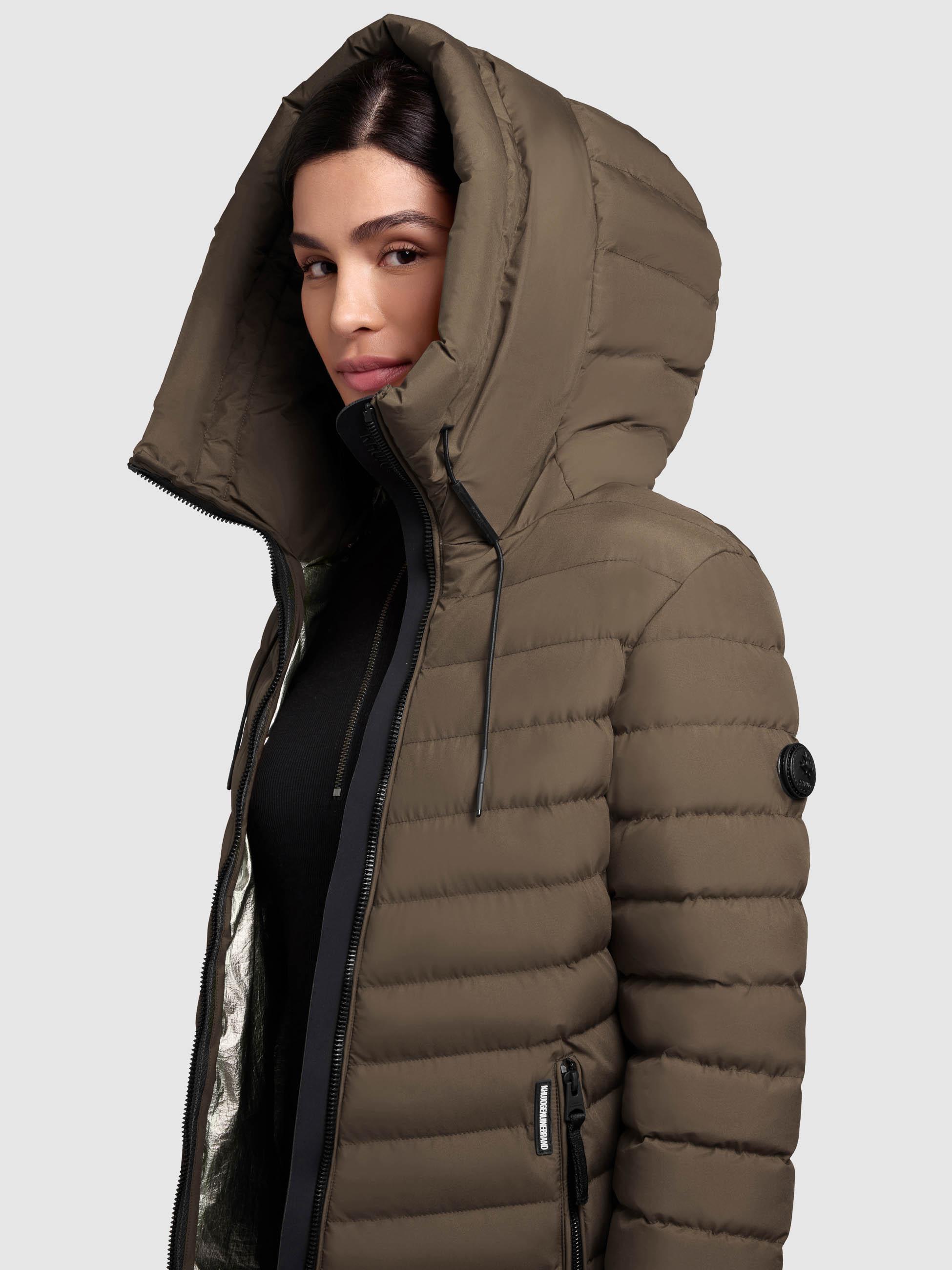 Winter Steppjacke mit Kapuze Pace-YM Dark Green