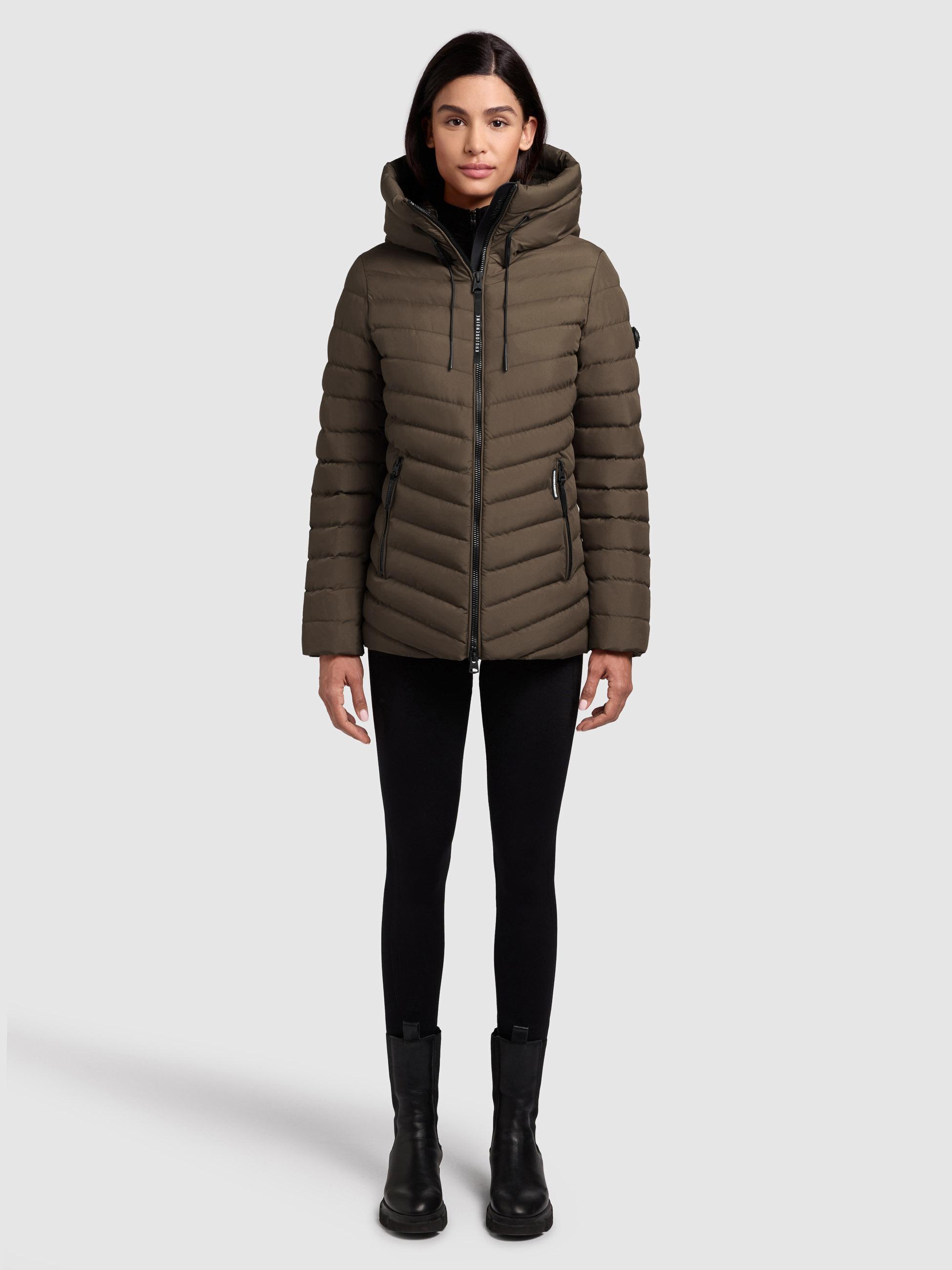 Winter Steppjacke mit Kapuze Pace-YM Dark Green