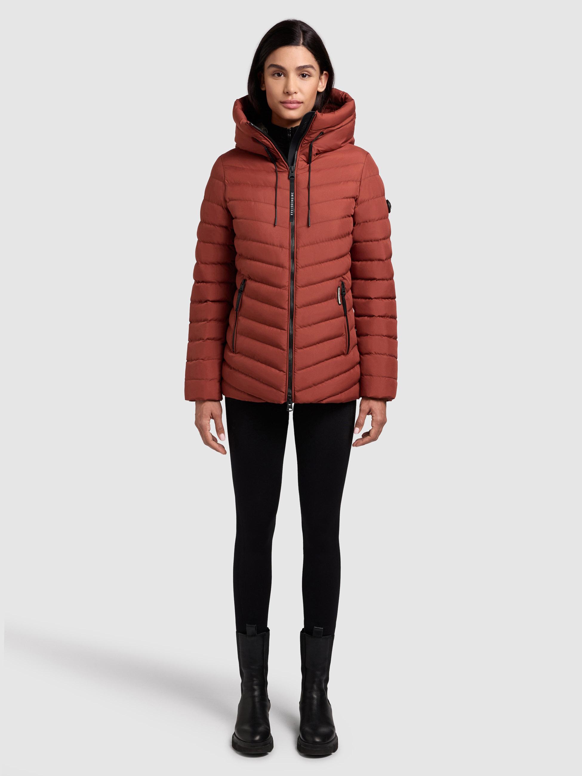 Winter Steppjacke mit Kapuze Pace-YM Dark Red