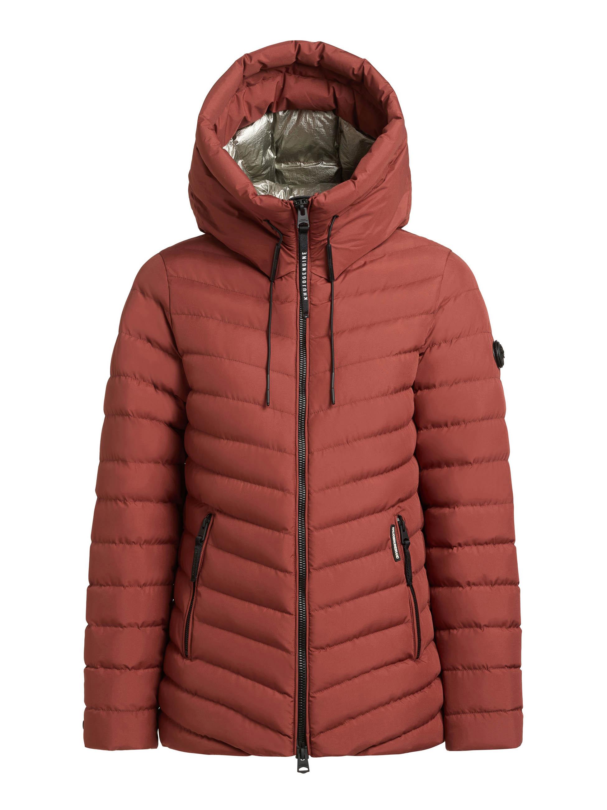 Winter Steppjacke mit Kapuze Pace-YM Dark Red