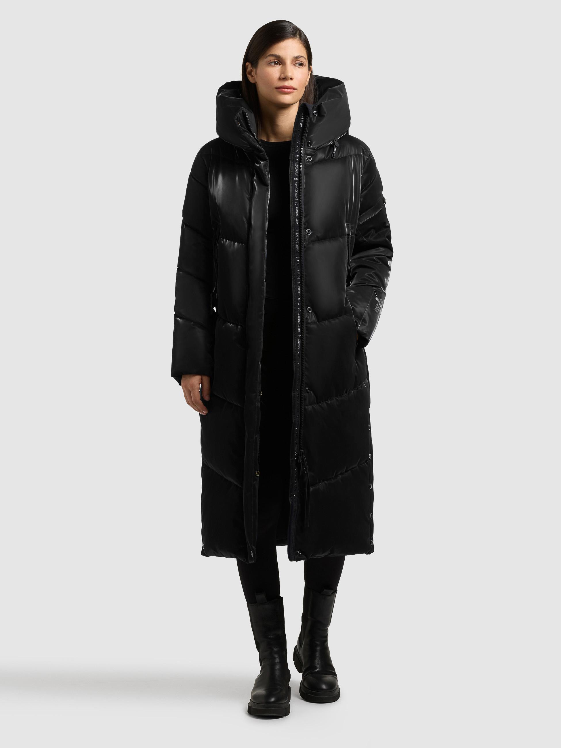 Warmer Wintermantel "Pulset Shiny" Black