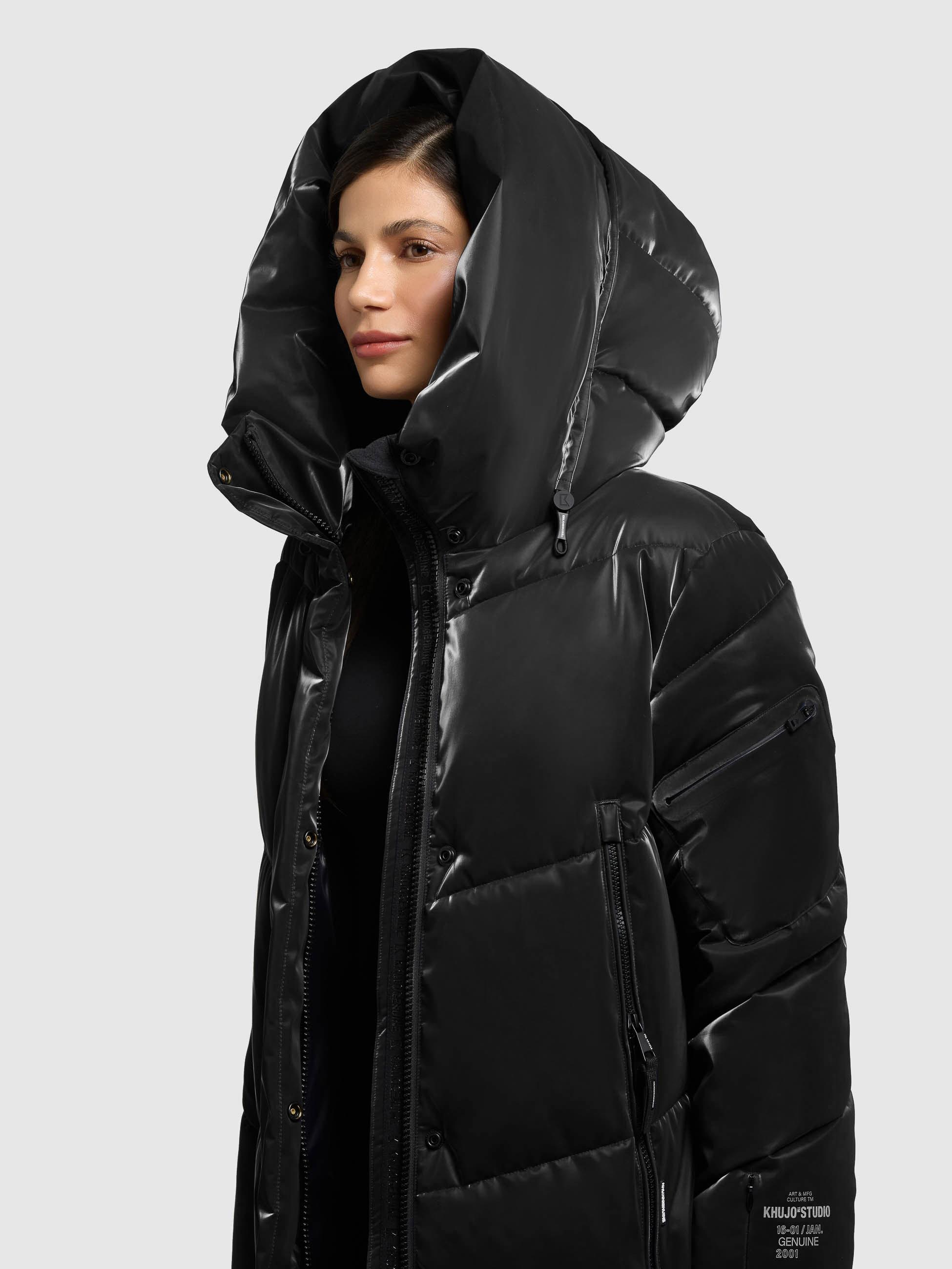 Warmer Wintermantel "Pulset Shiny" Black