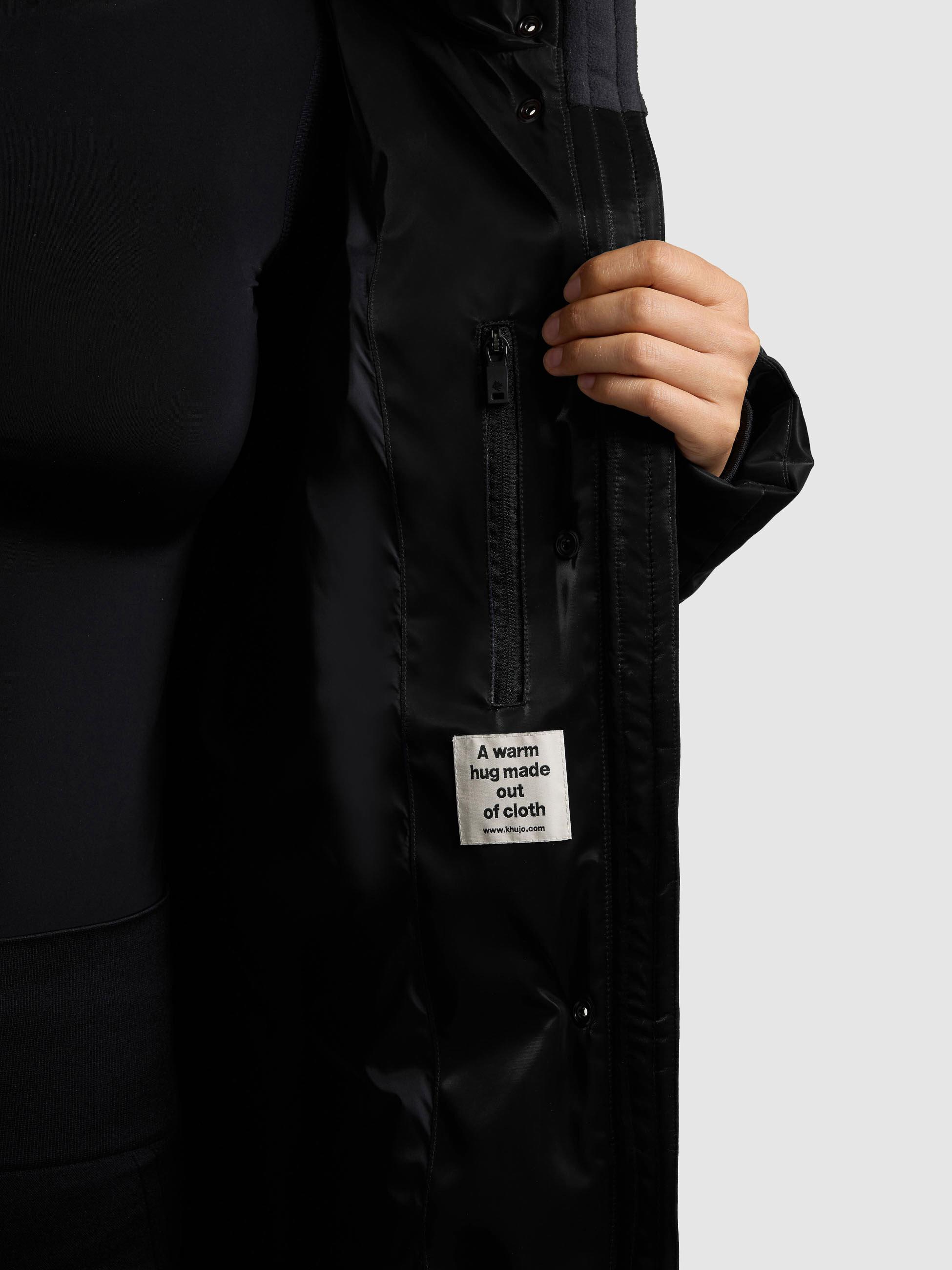 Warmer Wintermantel "Pulset Shiny" Black
