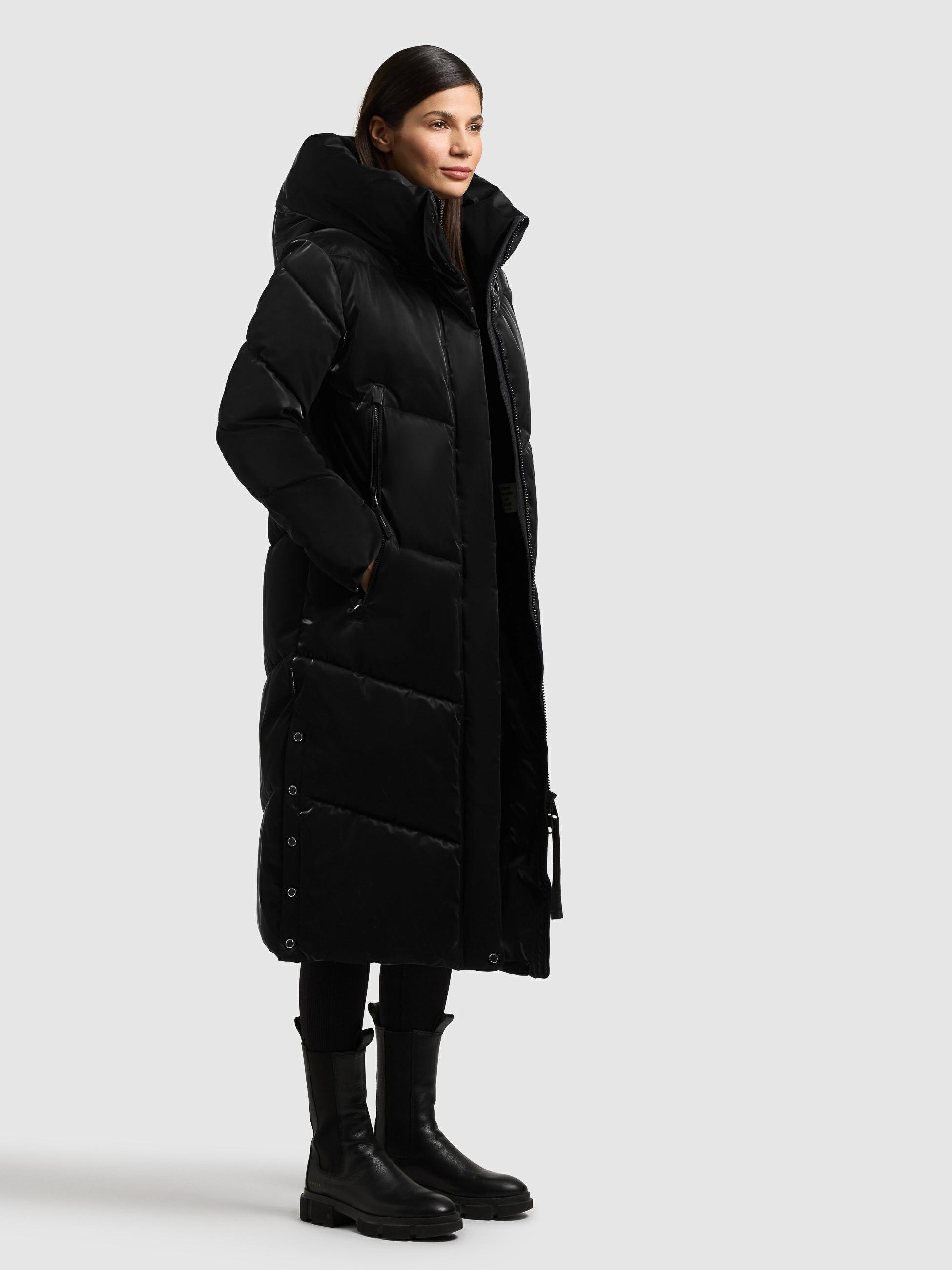 Warmer Wintermantel "Pulset Shiny" Black