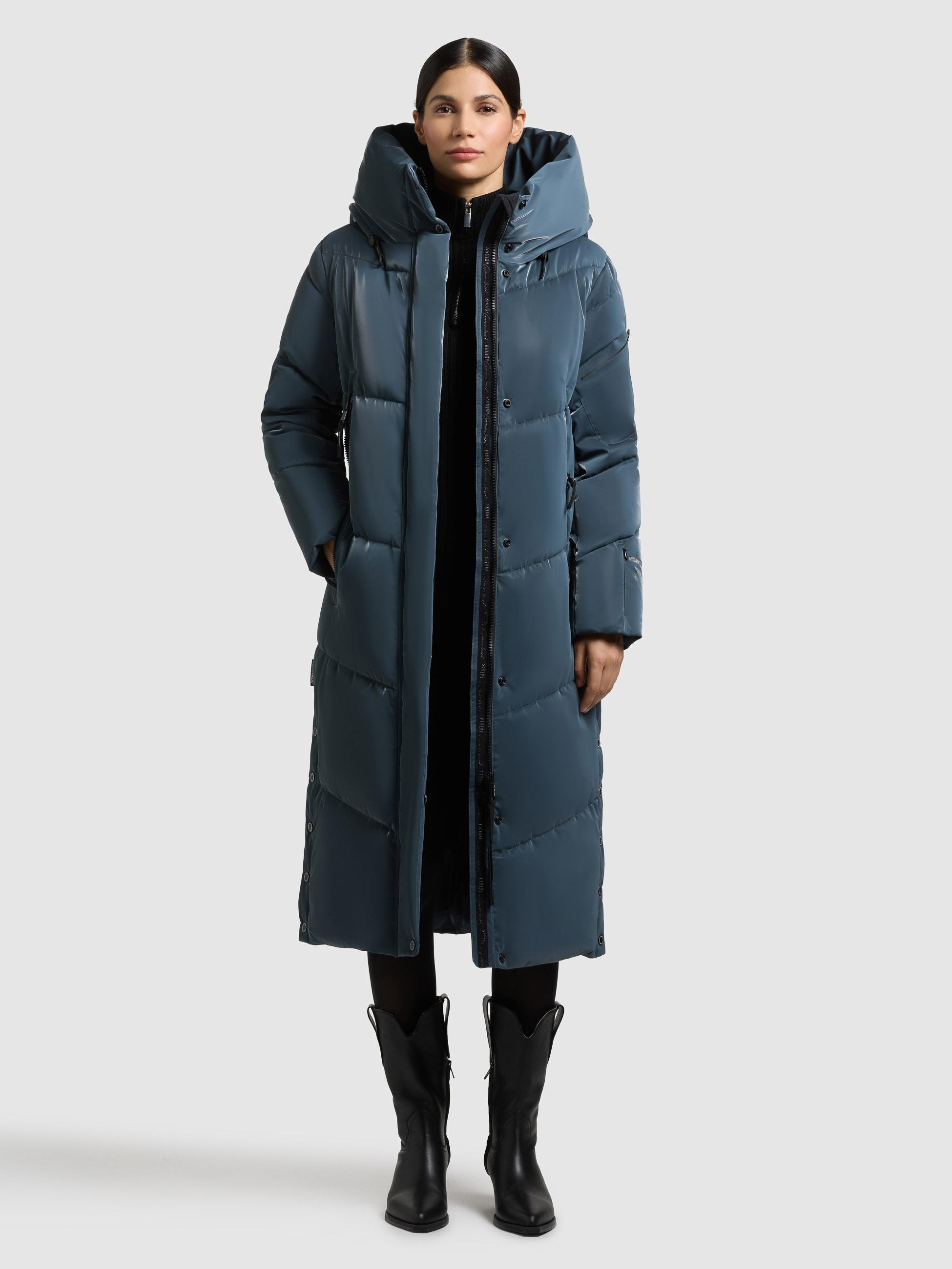 Warmer Wintermantel "Pulset Shiny" Dim Blue