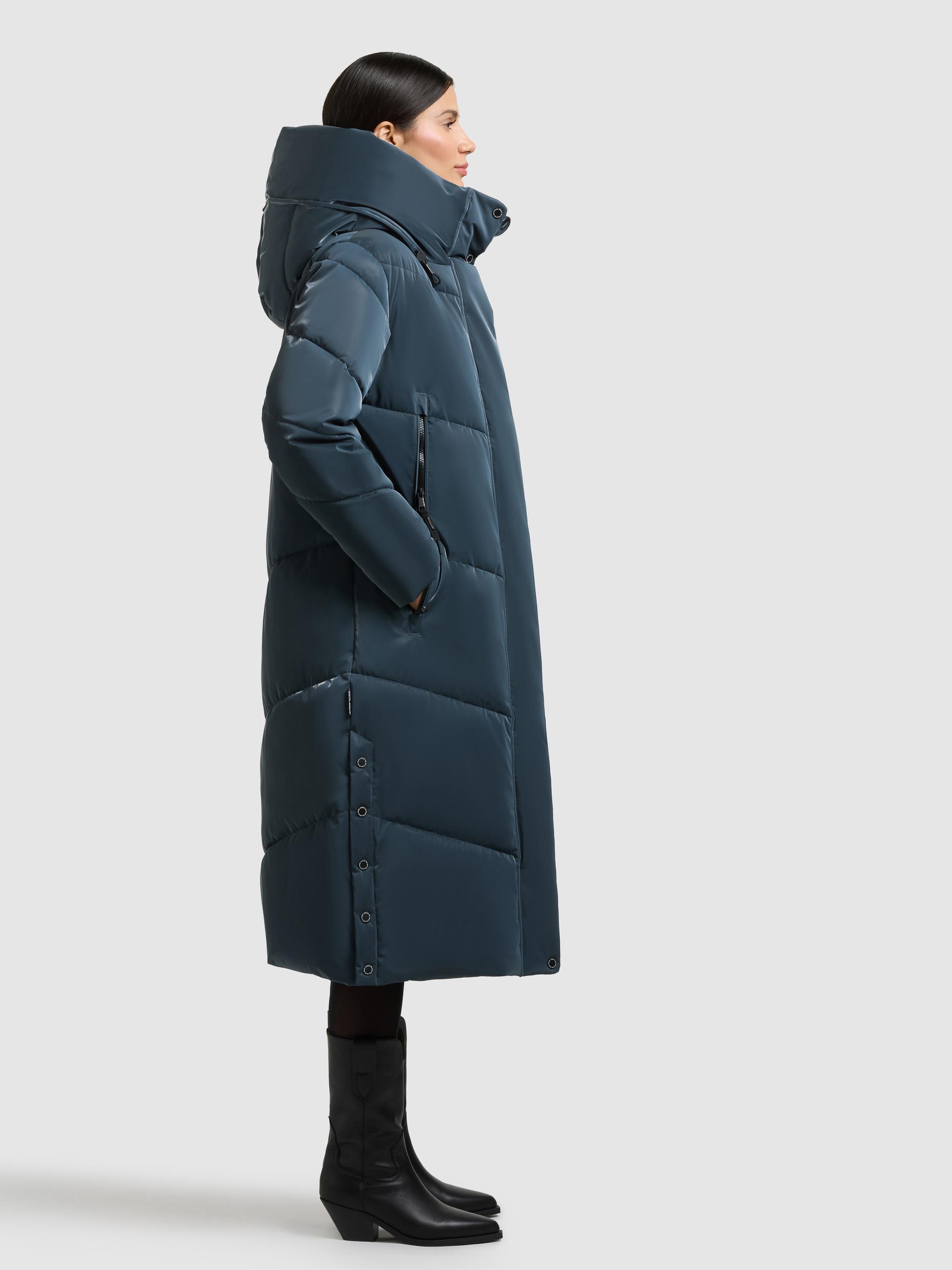 Warmer Wintermantel "Pulset Shiny" Dim Blue