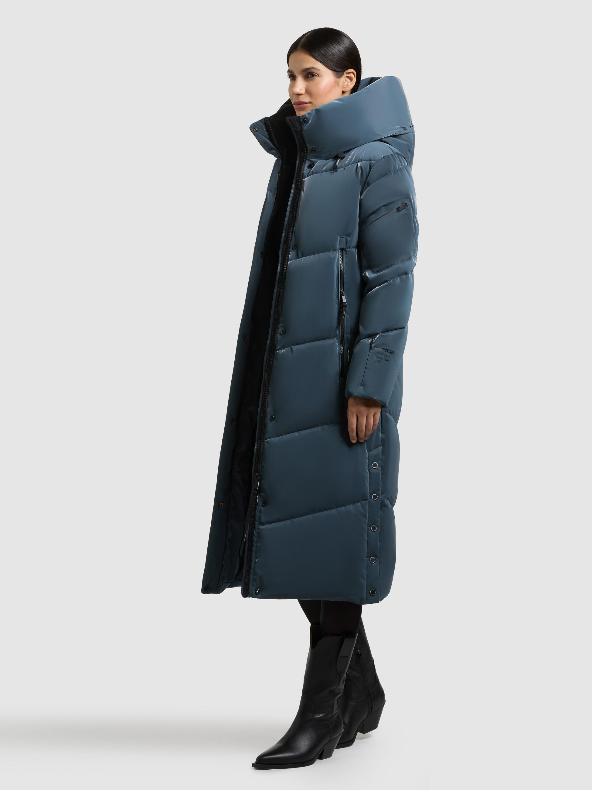 Warmer Wintermantel "Pulset Shiny" Dim Blue